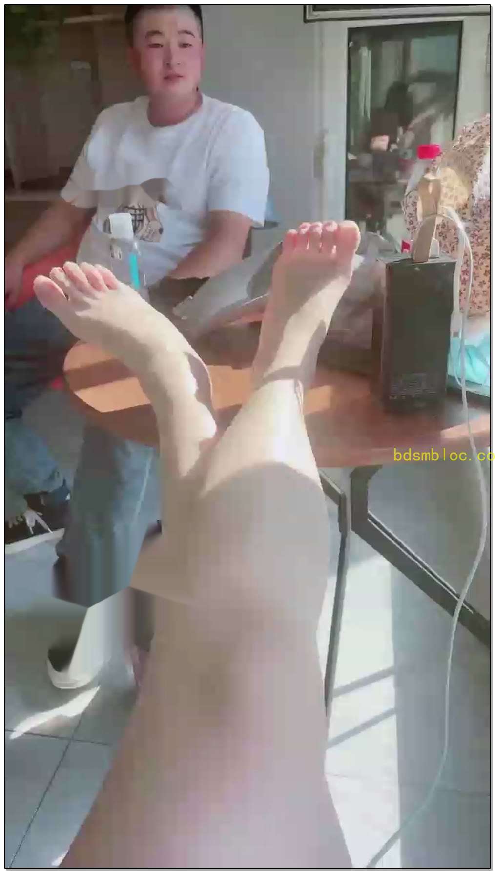 【弯月小主】洗脚按摩又来感！又lu第二发