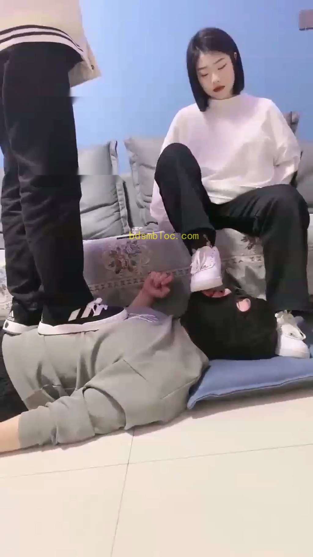 【与精神小妹的那些事】三主调教家文文子涵小颖