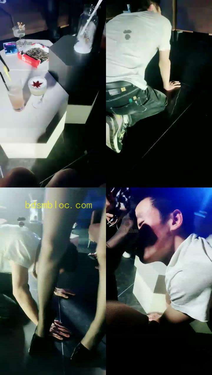 【佳汶S】酒吧公调骑马清理鞋底圣水