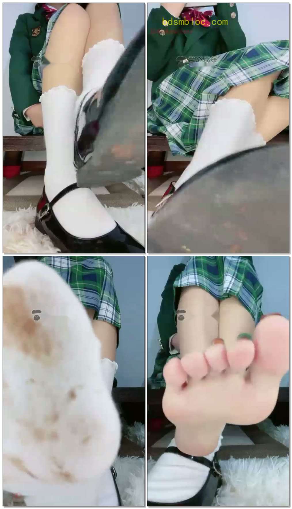 【绘子】小皮鞋棉袜裸足贴屏