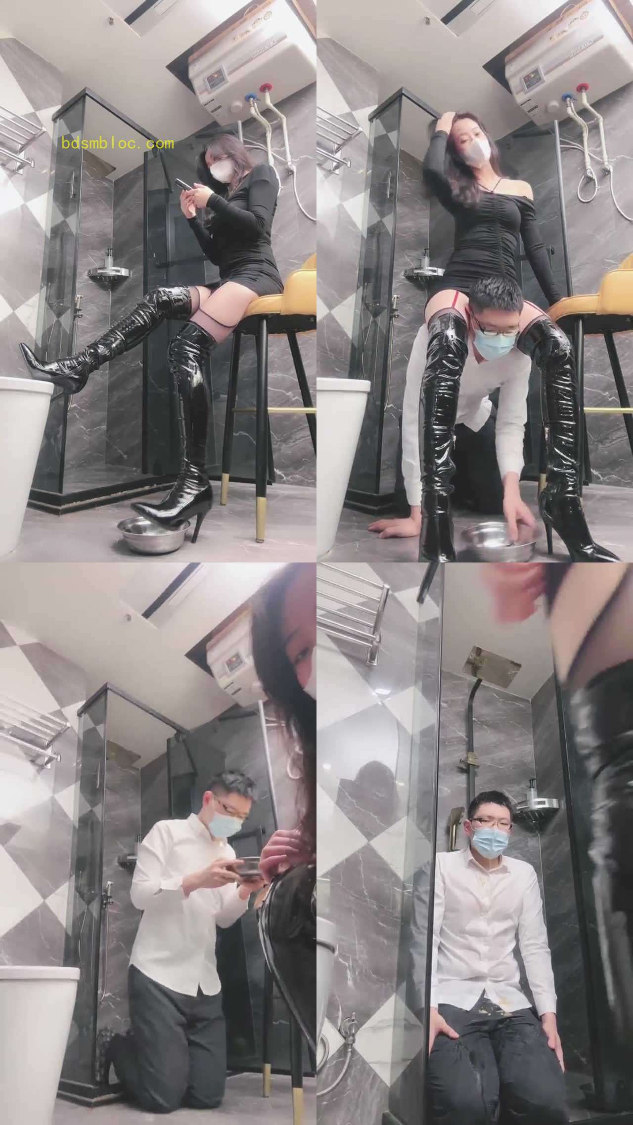 【禾未】洗臀部的水 喂食贱奴