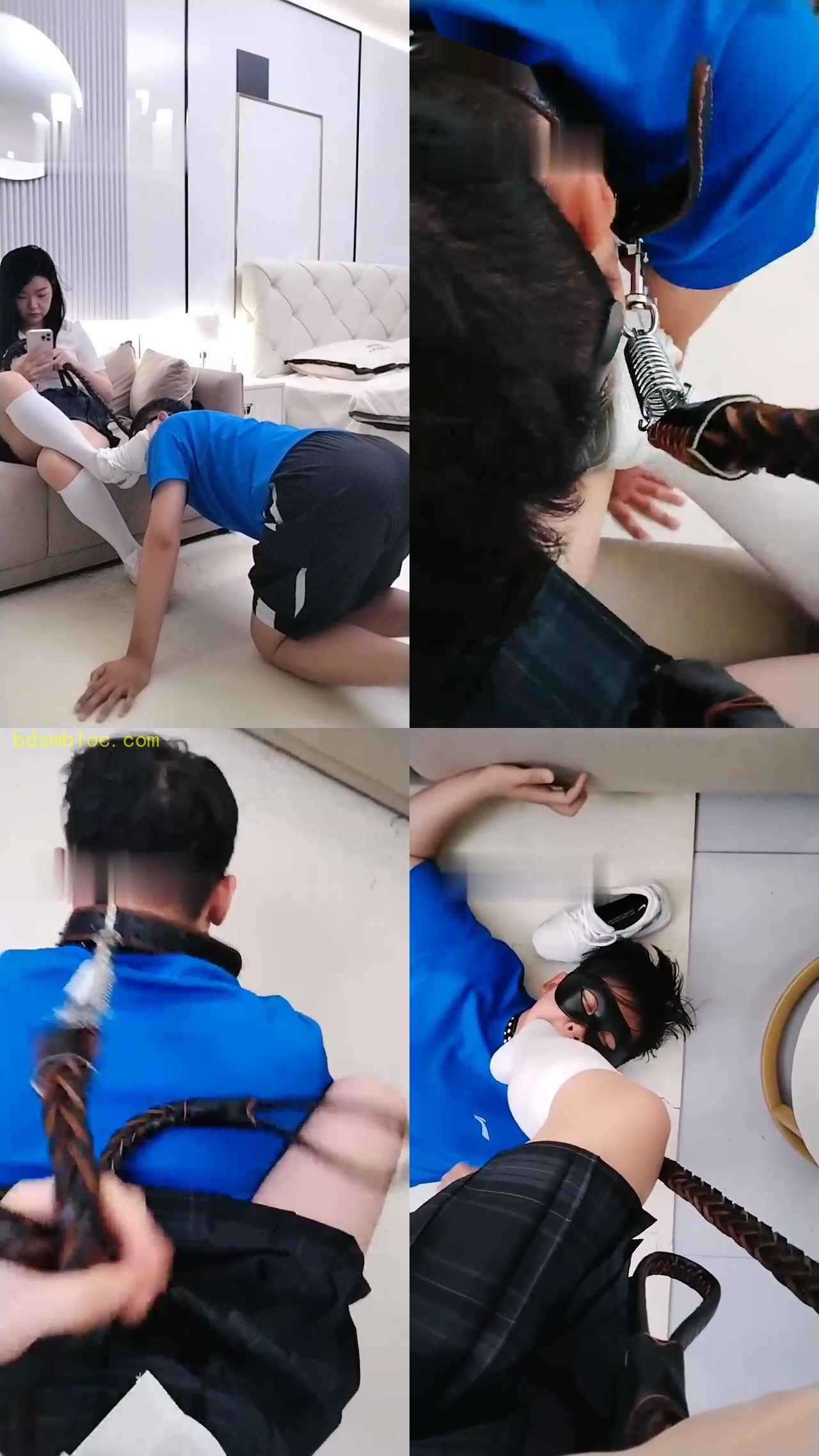 【紫璇女神】小白鞋及膝白袜气味羞辱/骑马转胯
