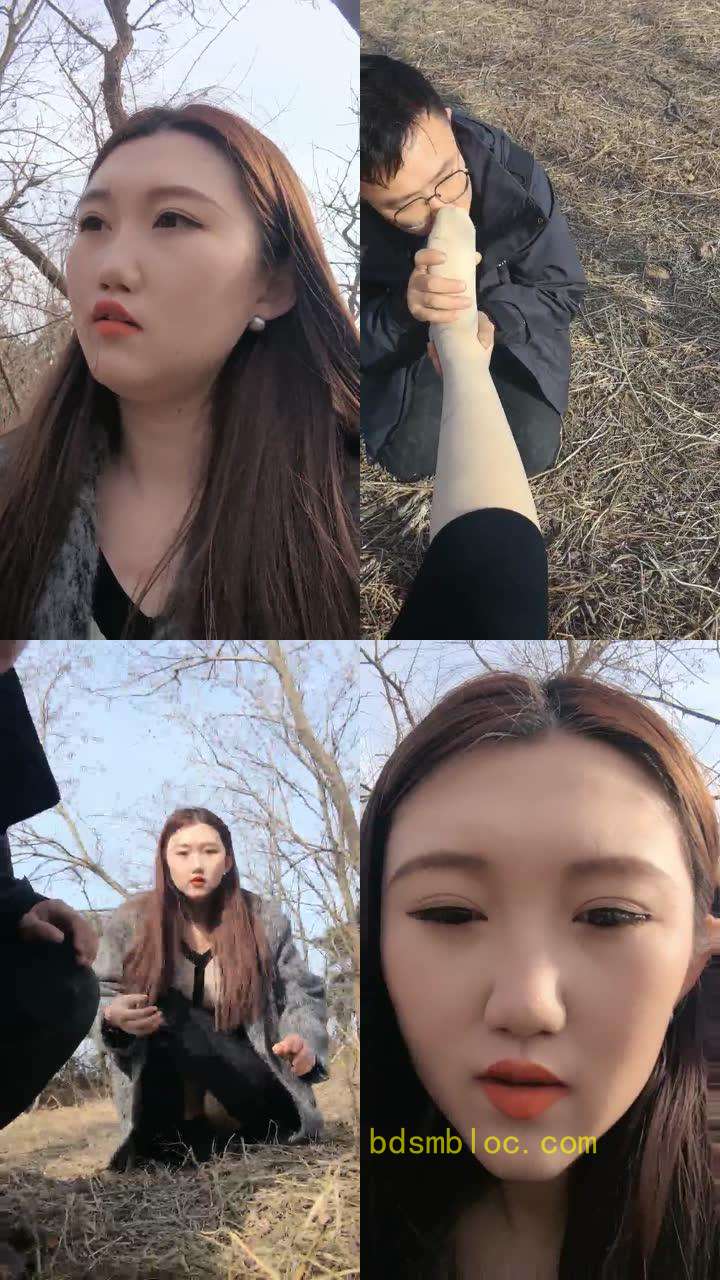 【婉南】户外-身高压制羞辱-舔鞋底/提档