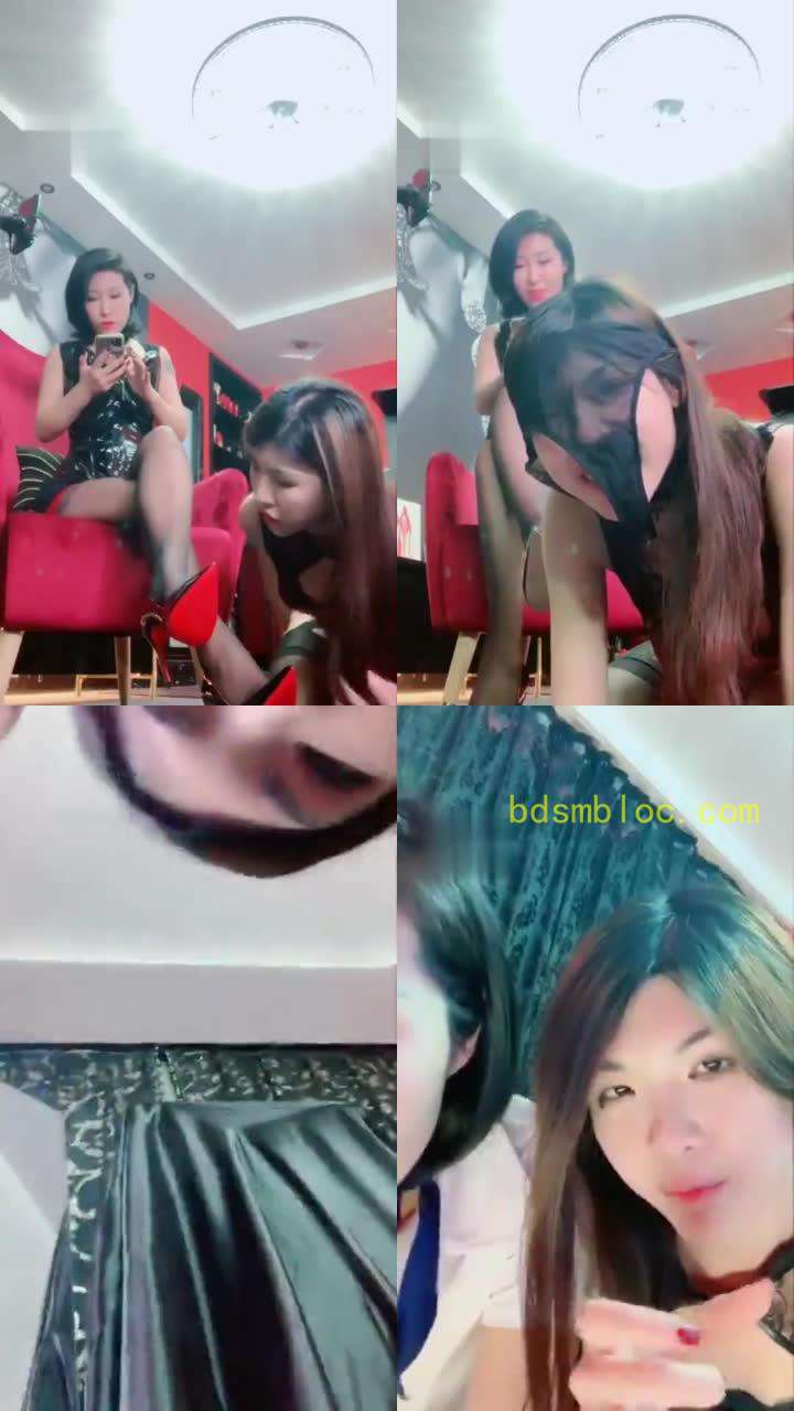 【上校女王】黑丝各种羞辱玩弄女奴五小时