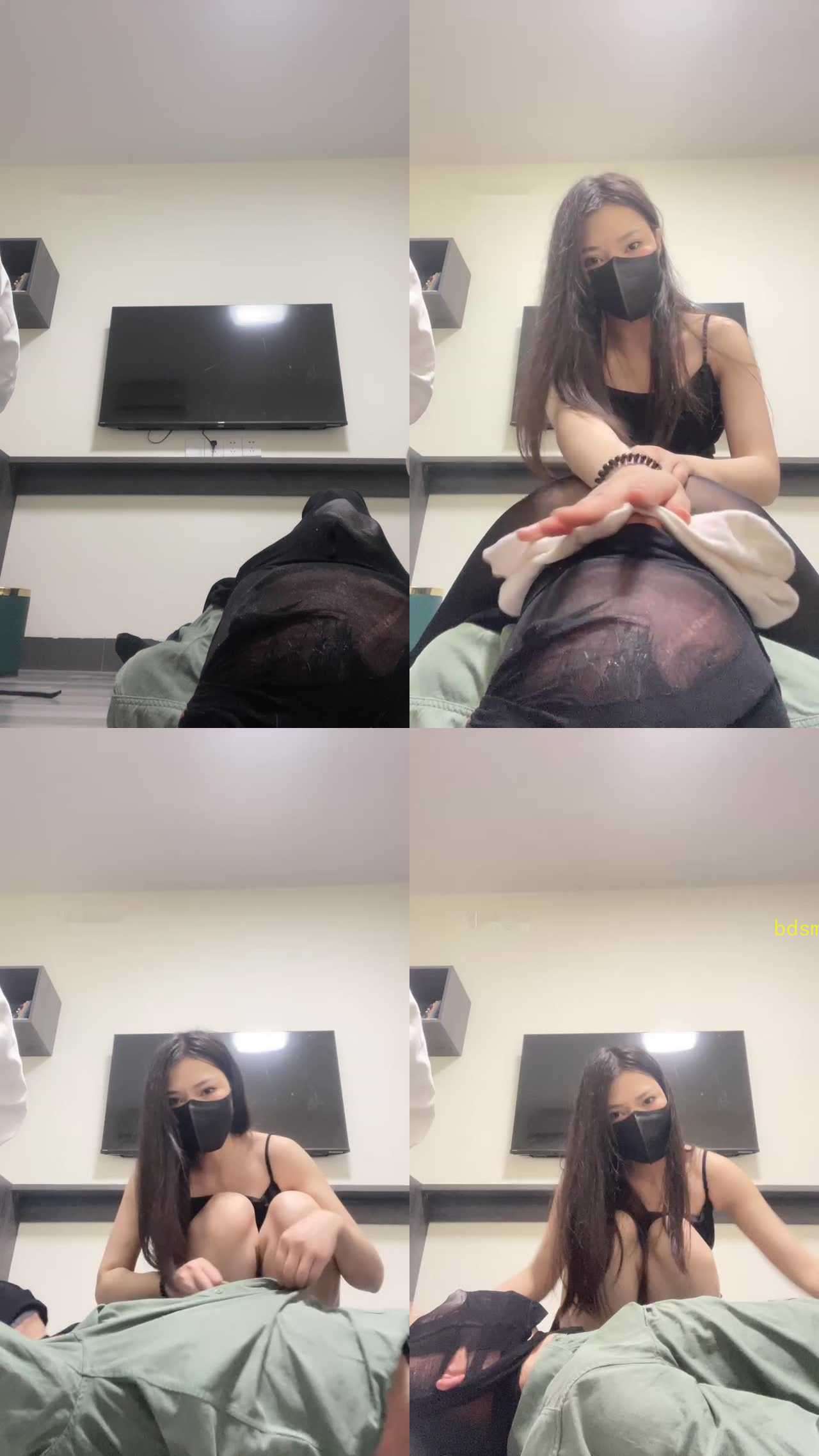 【艾拉】原味脚踩狗脸/揪狗儿/闻白袜/踩踏插嘴/虐乳