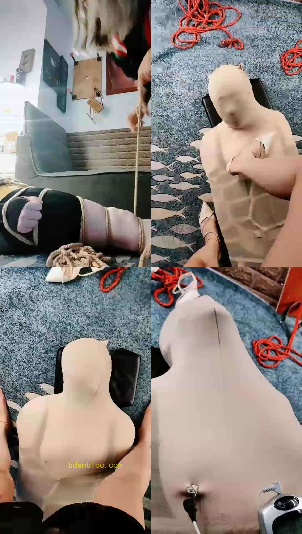 【东营天香百合】丝袜+绳子捆绑
