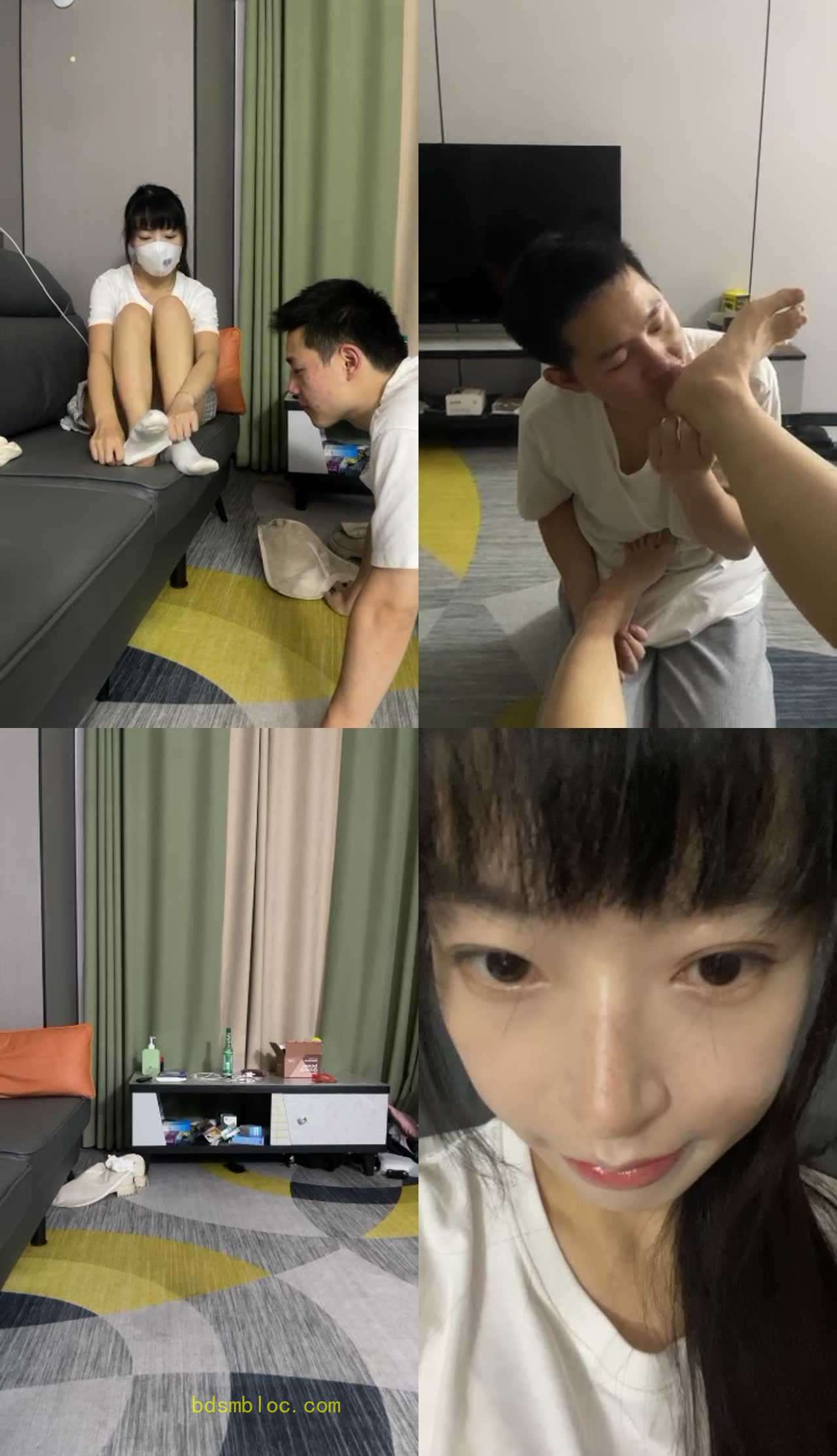 【我偏不】清理超脏长靴/闻鞋窝白袜/舔脚趾/深喉