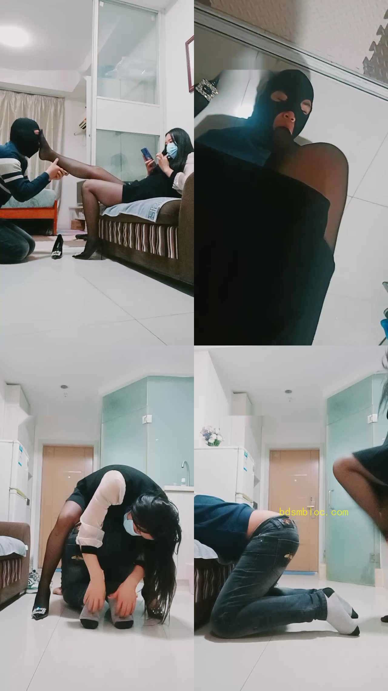 【心语女王】黑丝高跟诱惑-坐脸窒息-踩踏-sp