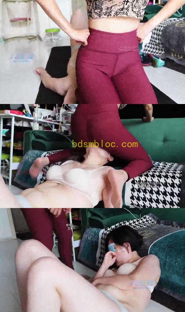 【超级女M】高密度强制坐脸 窒息 调教母狗