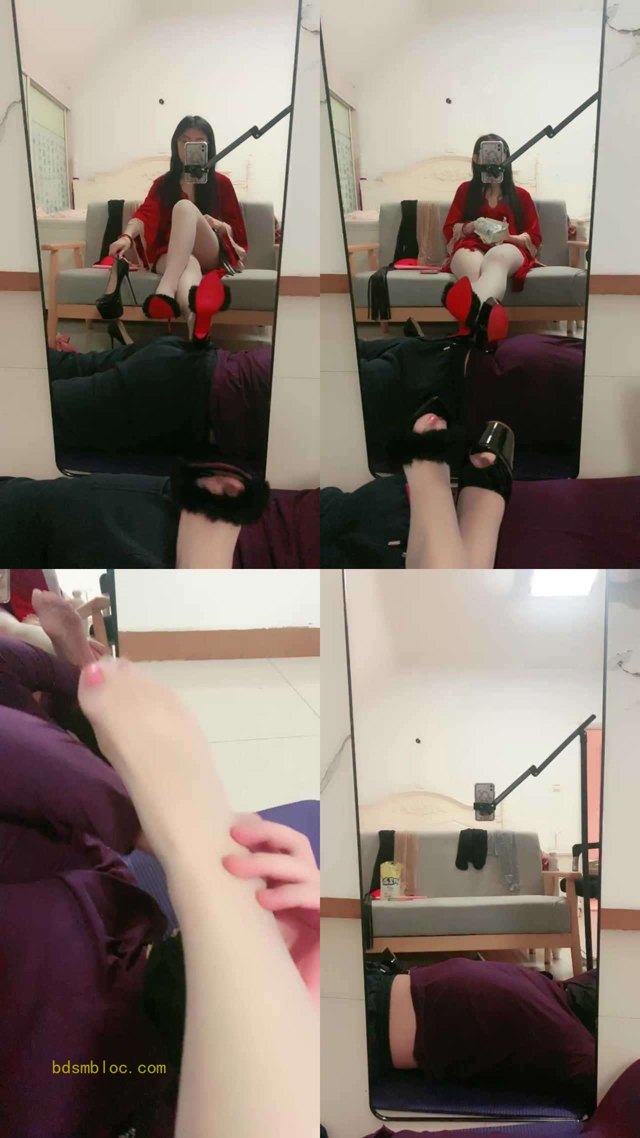 【希尔瓦娜ss】家奴伺候脚垫羞辱圣水