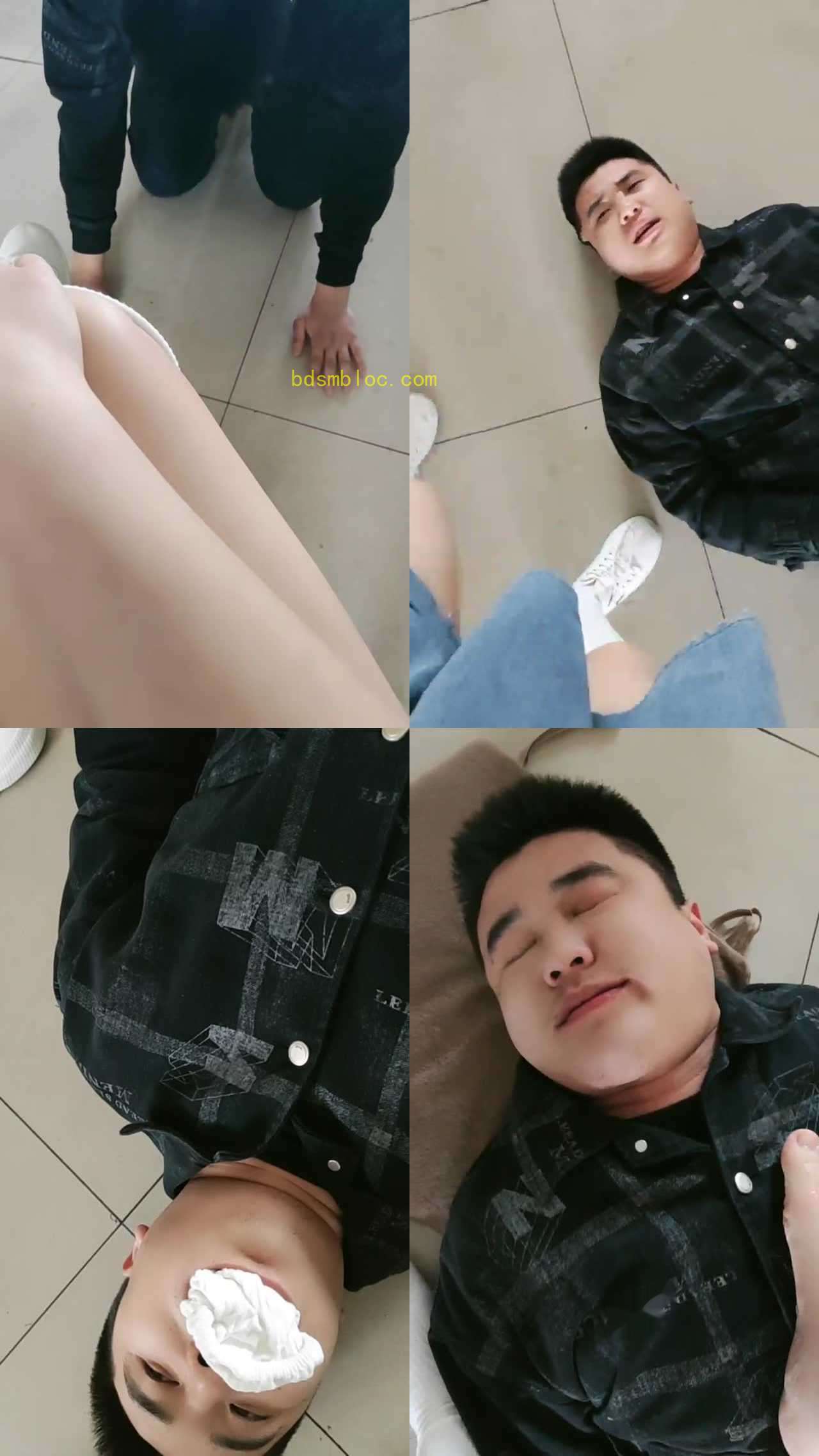【诺诺子】小白鞋白袜踩脚垫/袜子塞嘴捂脸/裸足深喉