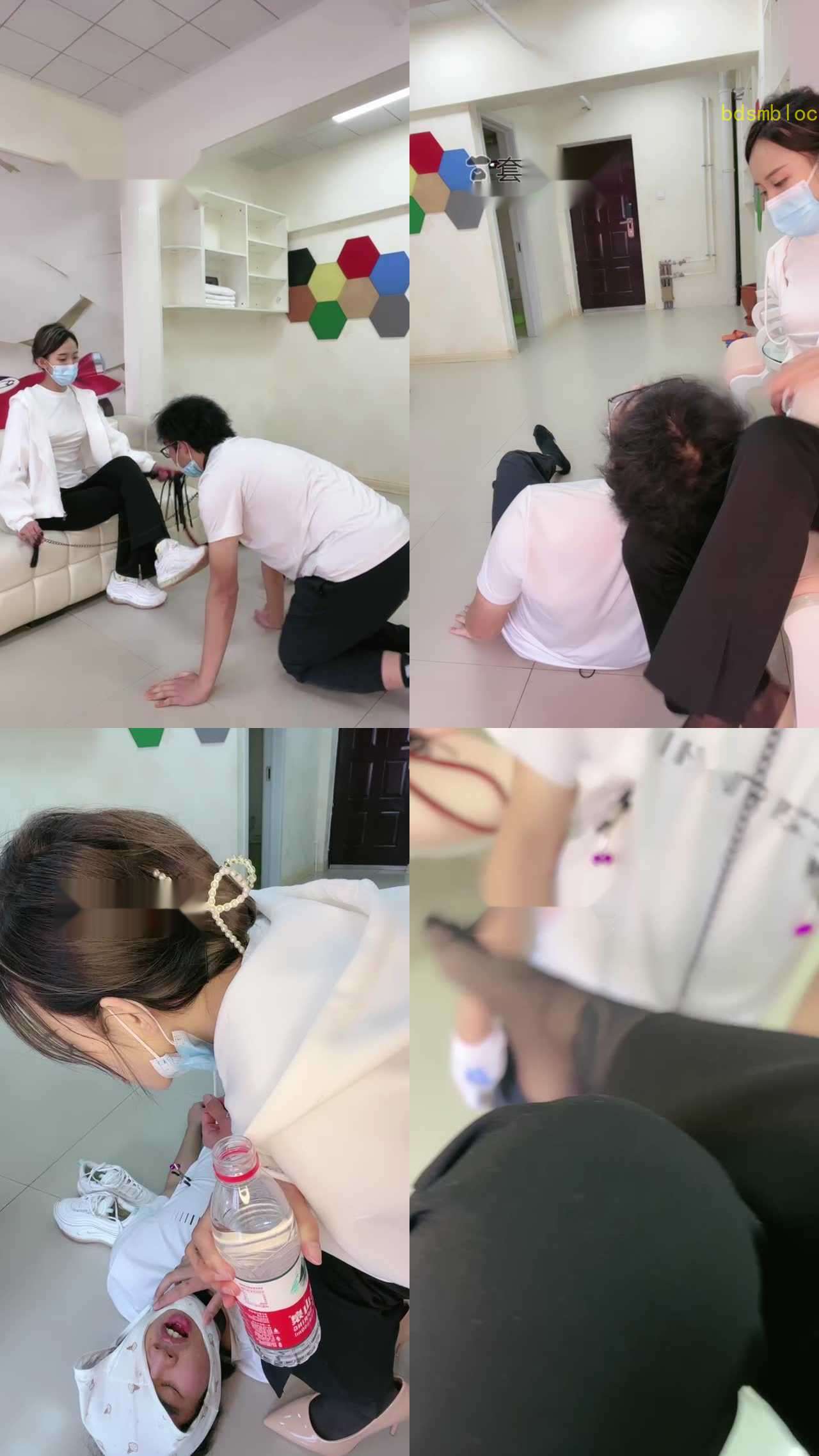 【秋秋】女瑜伽教练踩虐
