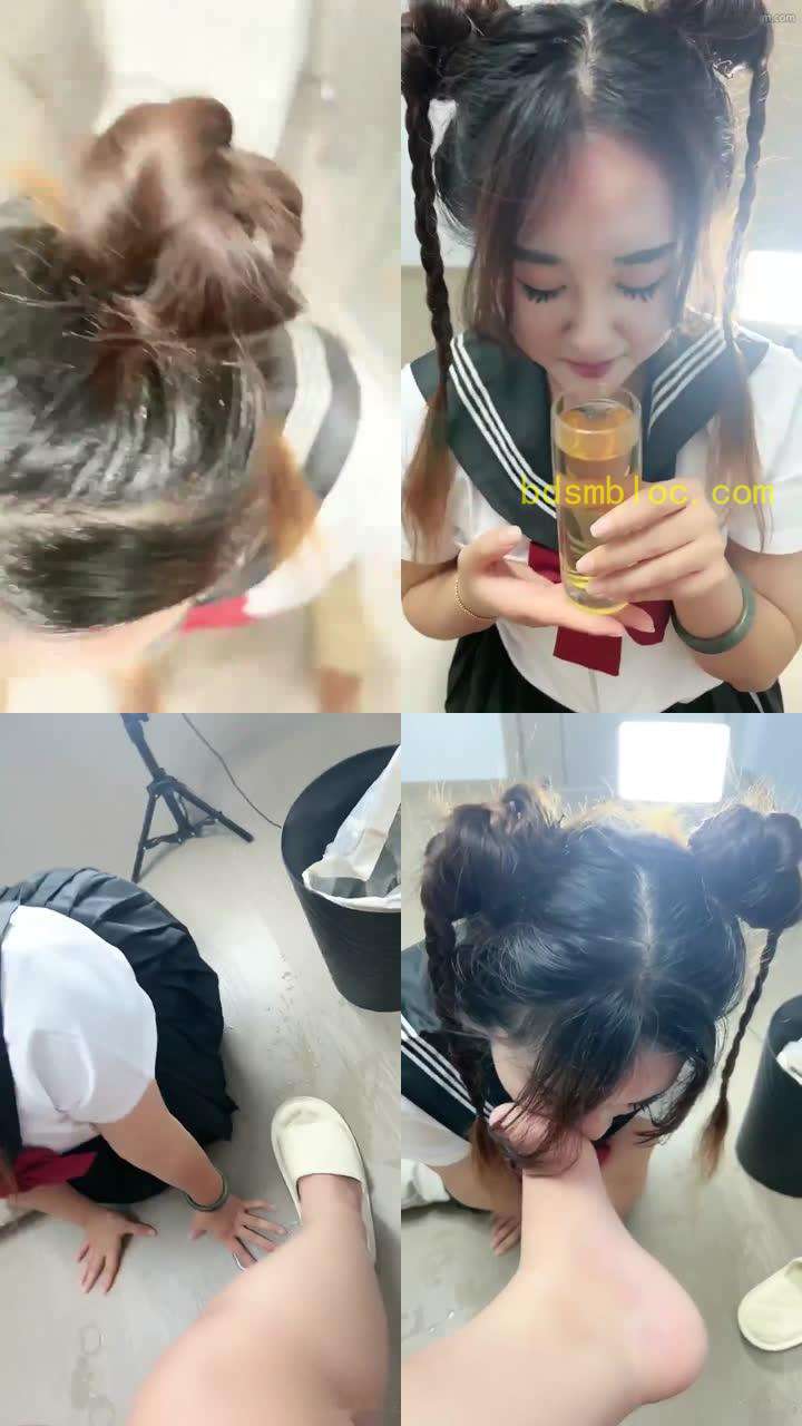 【July】强制女献喝圣永！女慕耳光磕头哀求依旧强制强灌圣水，强迫吞咽