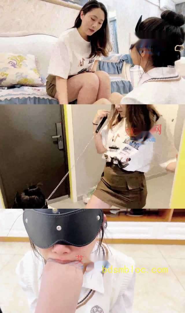 【甜M女M】调教 让女M用舌头舔干净主人的鞋底