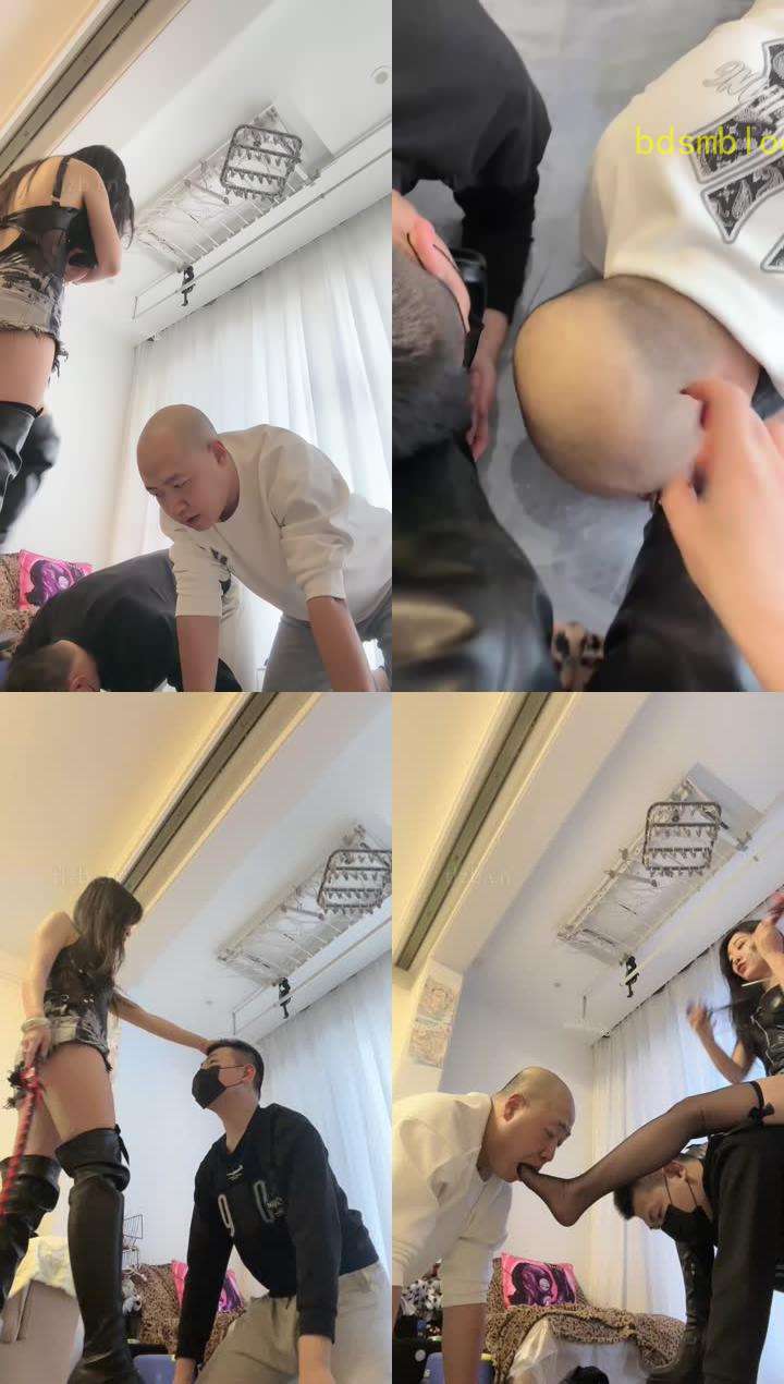 【莫吉托】性感S长靴虐-双刑奴的悲惨生活