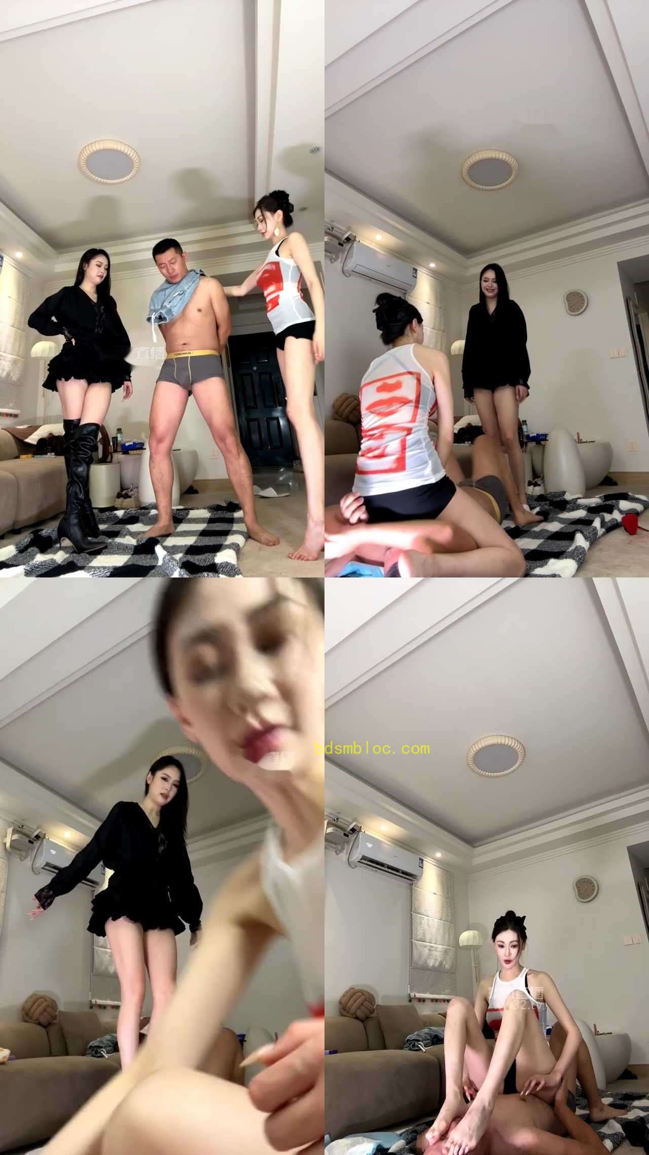 【艾琳175S】佳禾，双主开发踢裆踩晕插吐