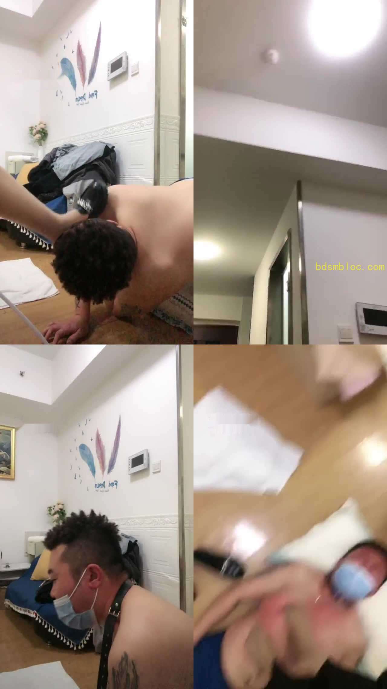 【南京杺（心）月S】jk调教 舔脏鞋底 500暴力耳光
