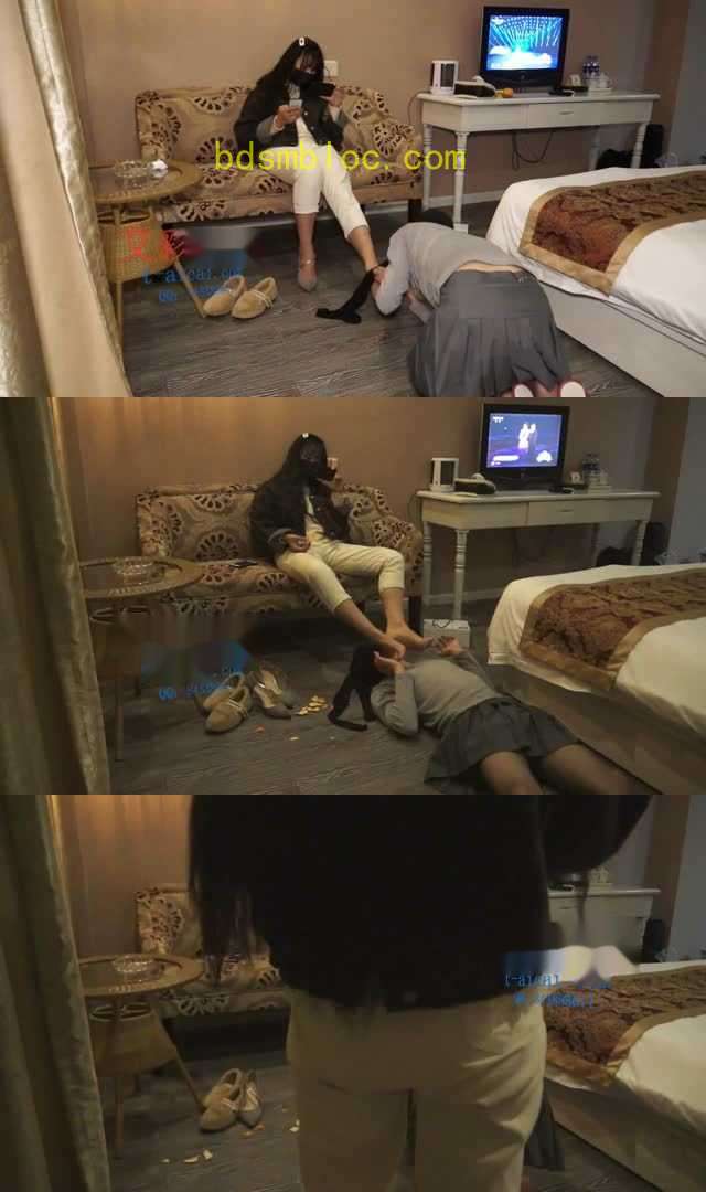 【黑丝诱惑】某商场服装导购员悦悦女主休闲装调教私奴