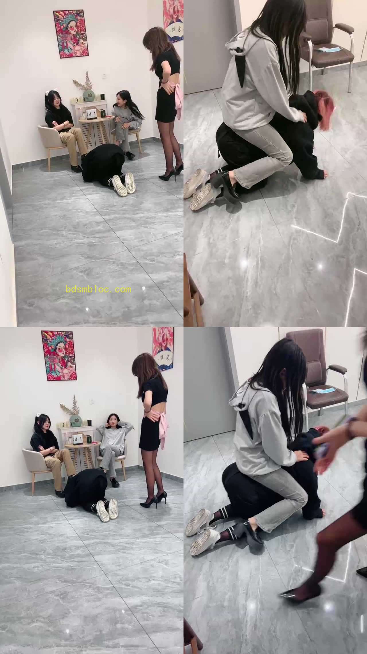 【天津女仆店】推荐-开发多名女仆素人做S玩母畜【双视角版】
