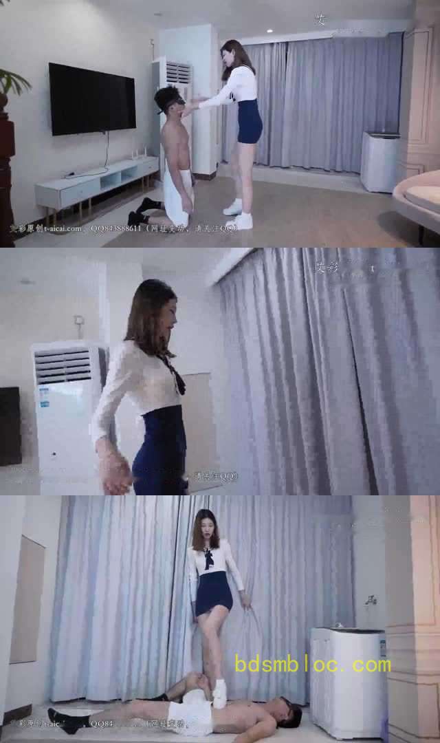 【魔镜少女】桃井女巫 暴力踢裆废柴M