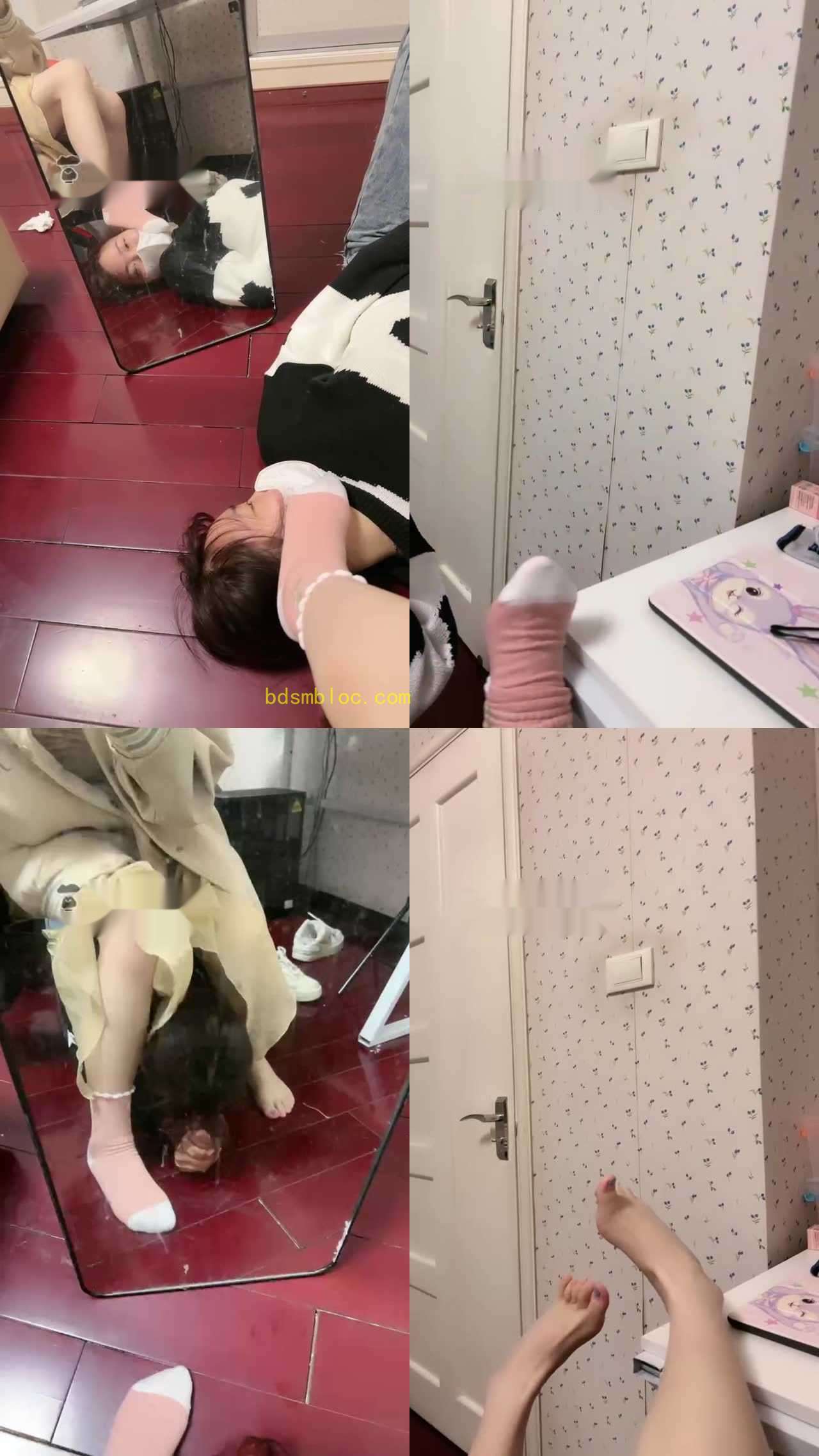 【橘子没熟】开发闺蜜做狗伺候