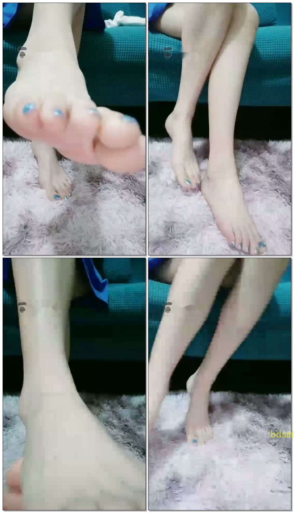 【晨希S】只配做狗了吧，口水裸足羞辱