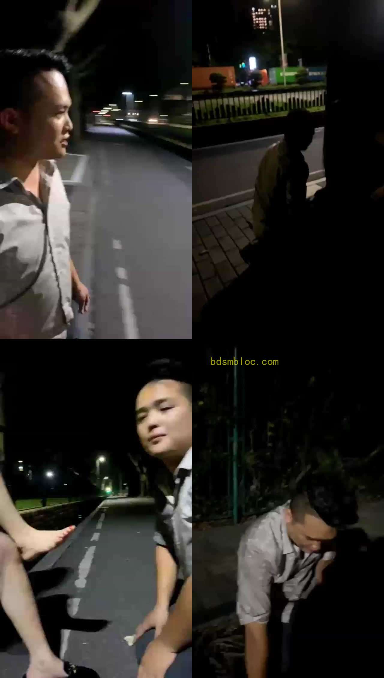 【番番奶奶S】户外调教，暴力踢踹，磕头跪拜，狗撒尿，耳光踢裆SP