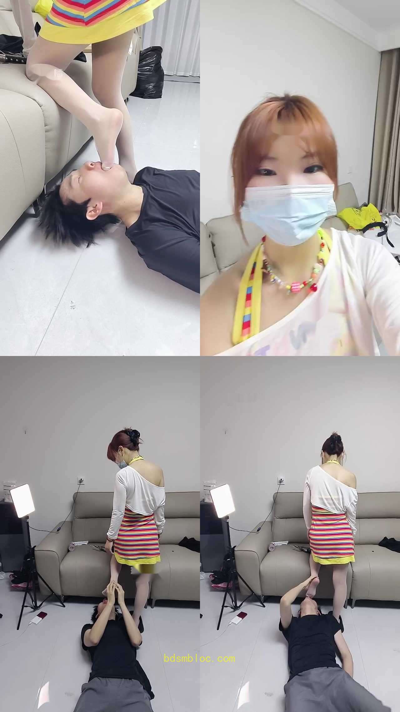 【女生脚汗清洁大师】大师被主人暴打