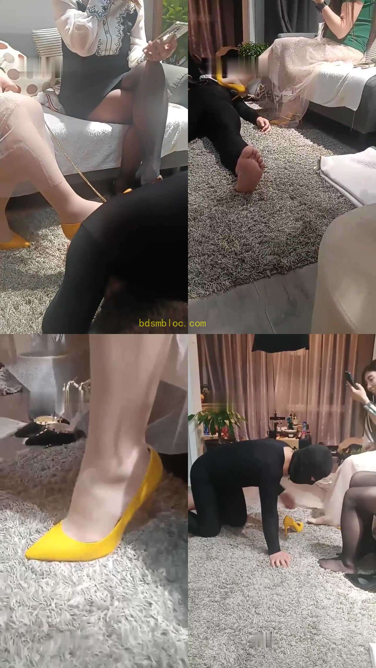 【乐姐】双S-黑丝+肉丝美腿踩虐【双视角版】