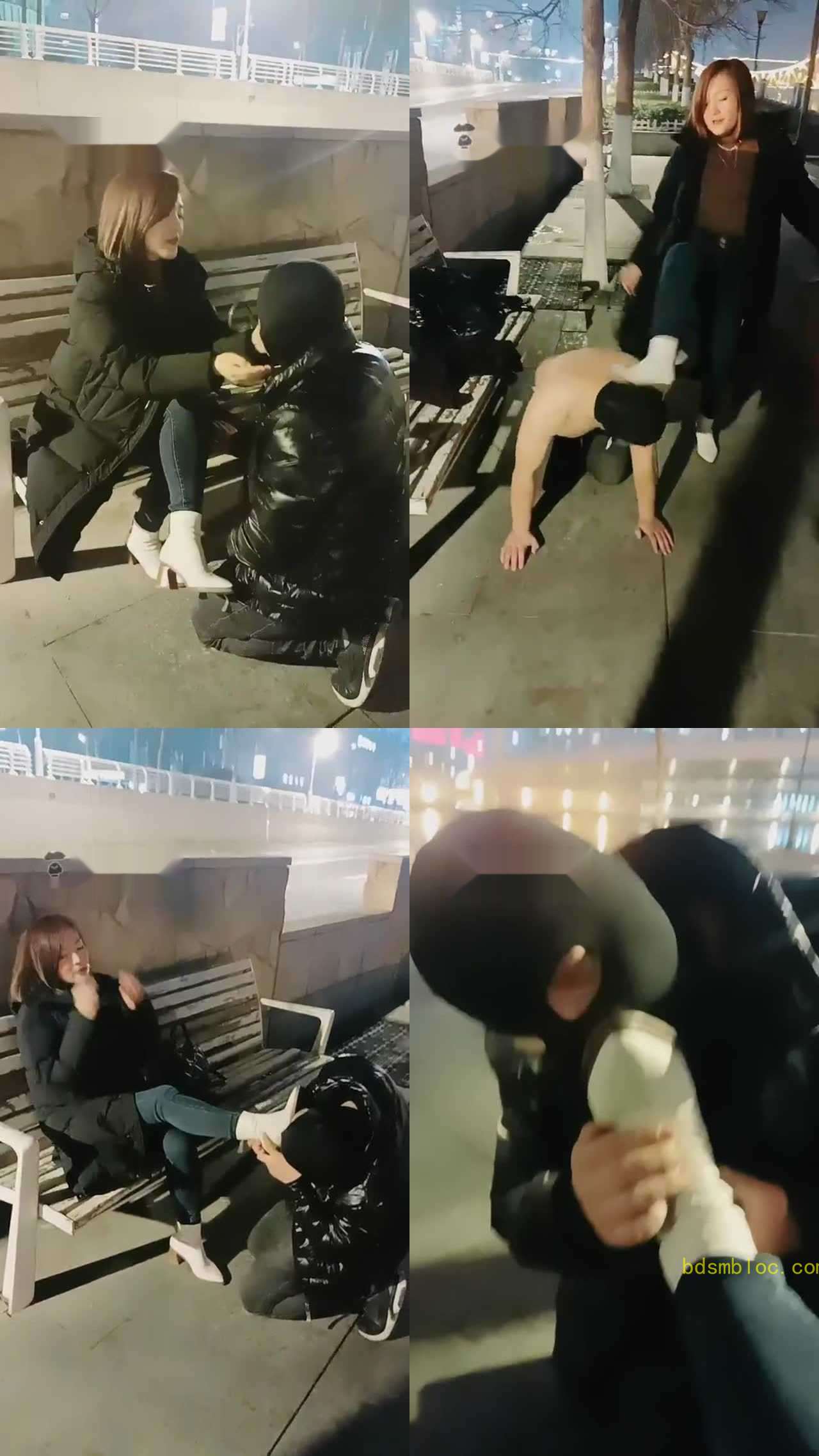 【羽诺】户外暴虐贱狗