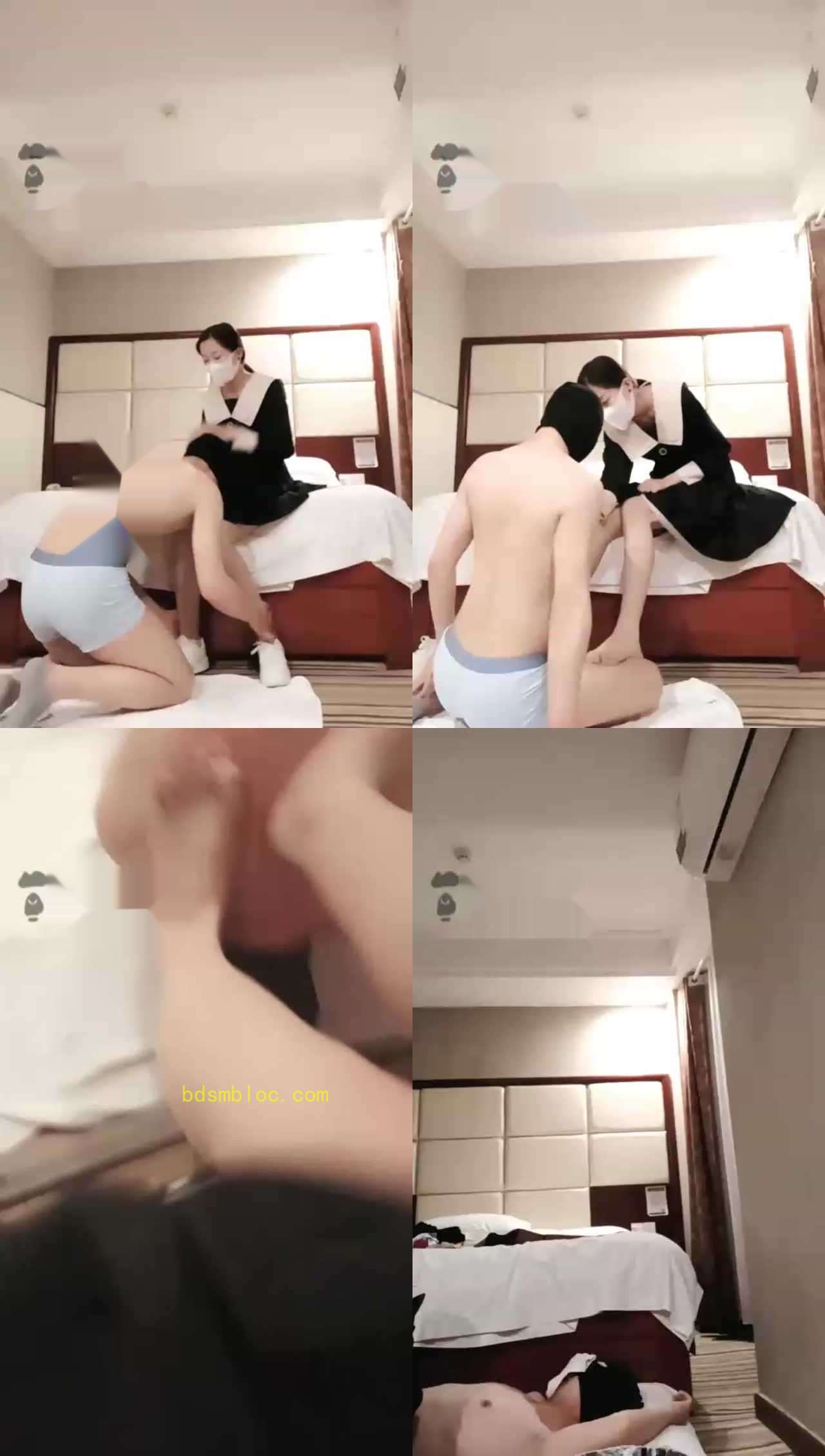 【紫霞仙子s】耳光恋足踩踏圣水（被删视频）