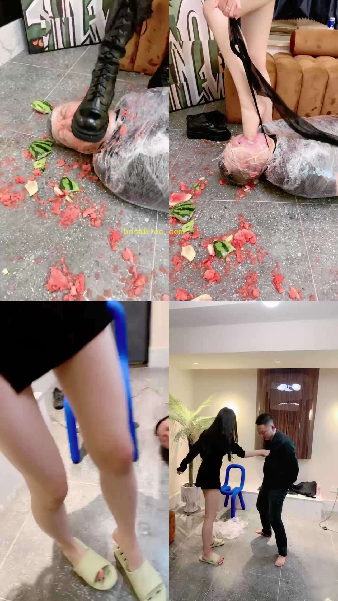 【司宁青】囚禁虐待木乃伊狗-强制脚下喂食
