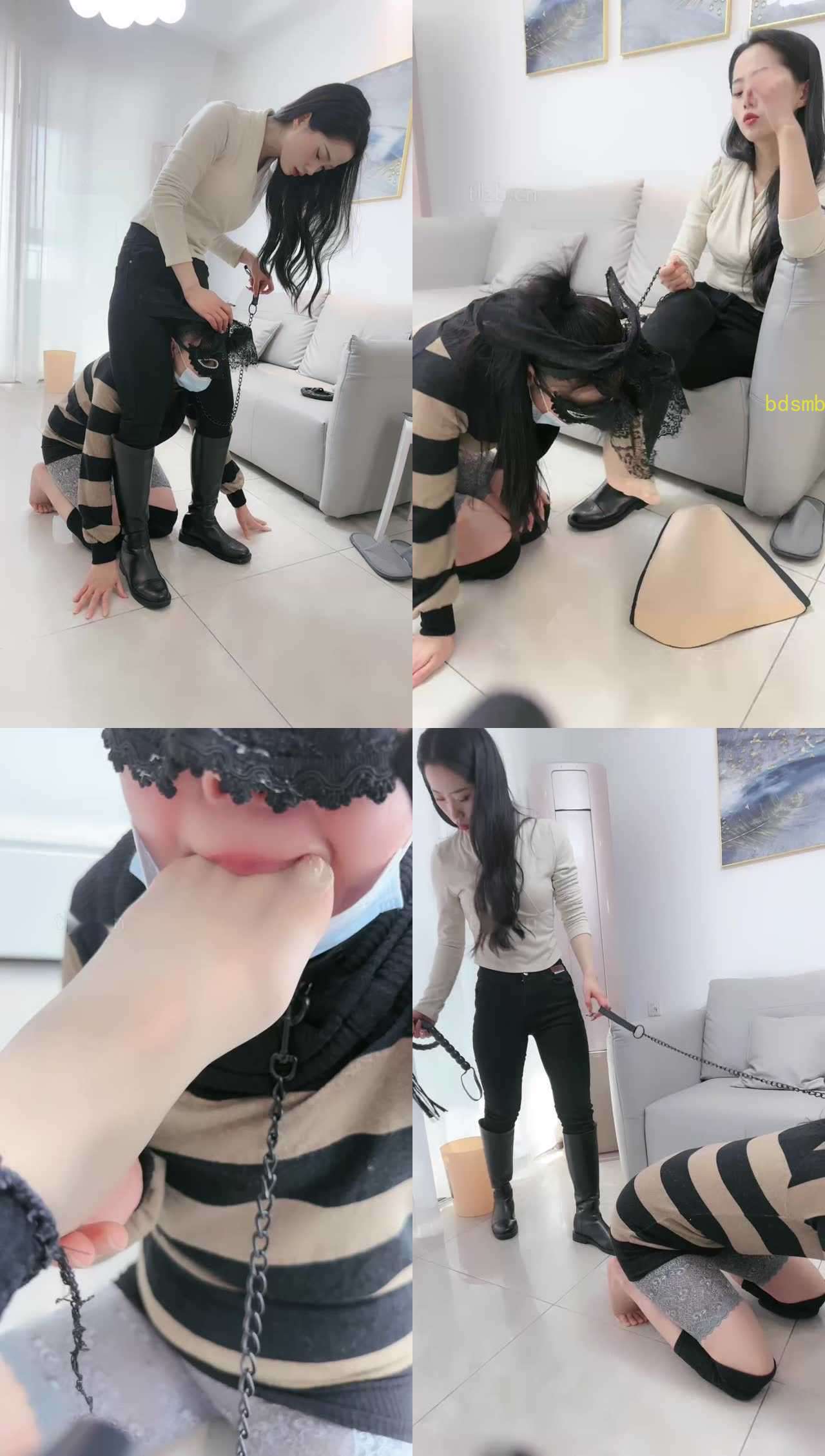 【晚晚】开发女技师-舔皮靴吸味/踢裆/骑马鞭抽