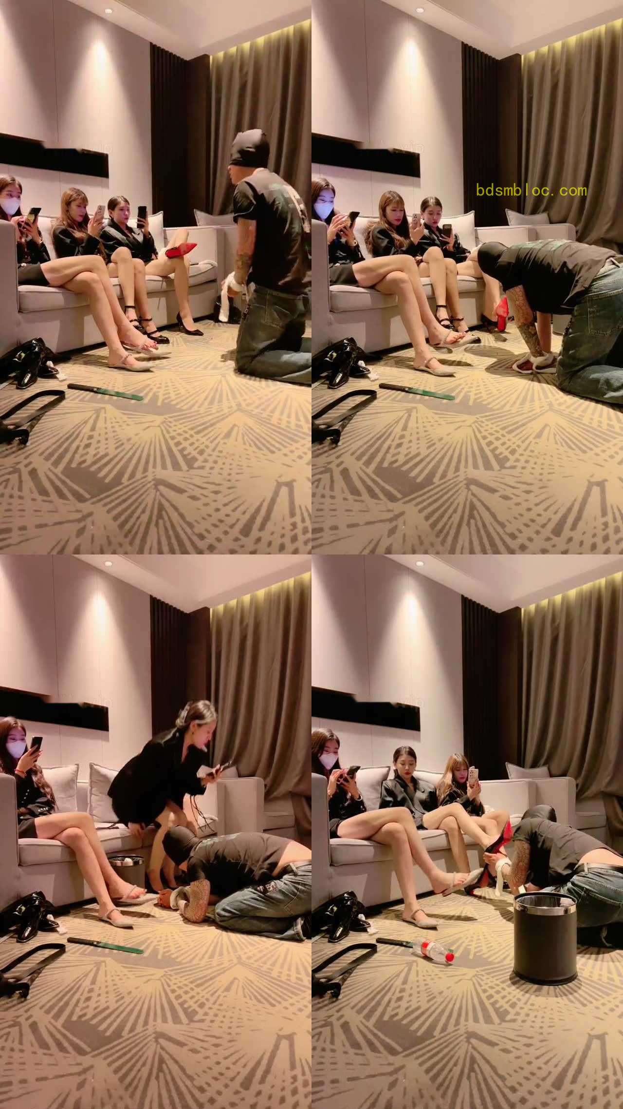 【沅芷】给三主磕头 清理鞋底