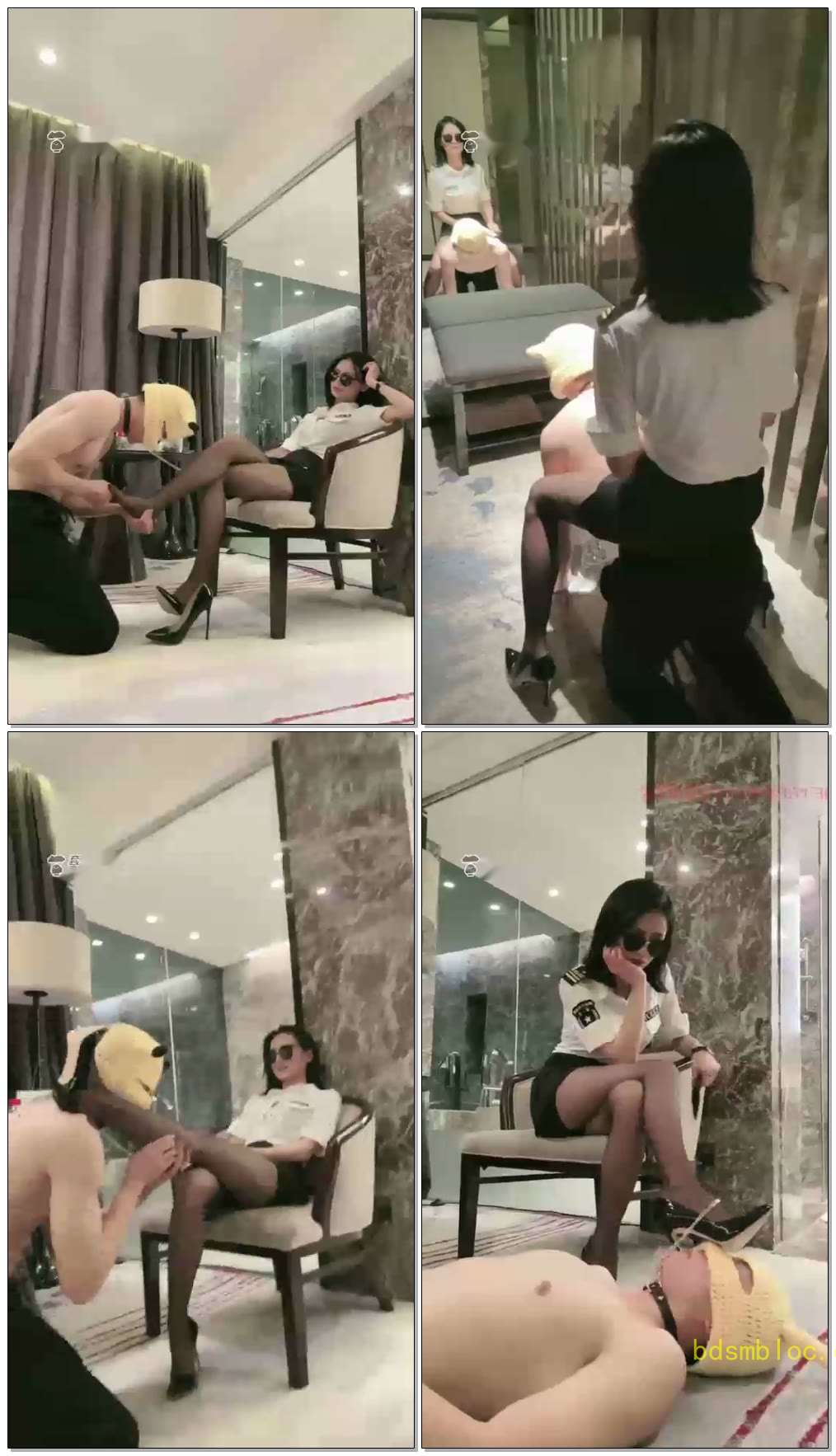 【桃子大大】逮捕一只犯罪的狗子，骑马，侍奉黑丝