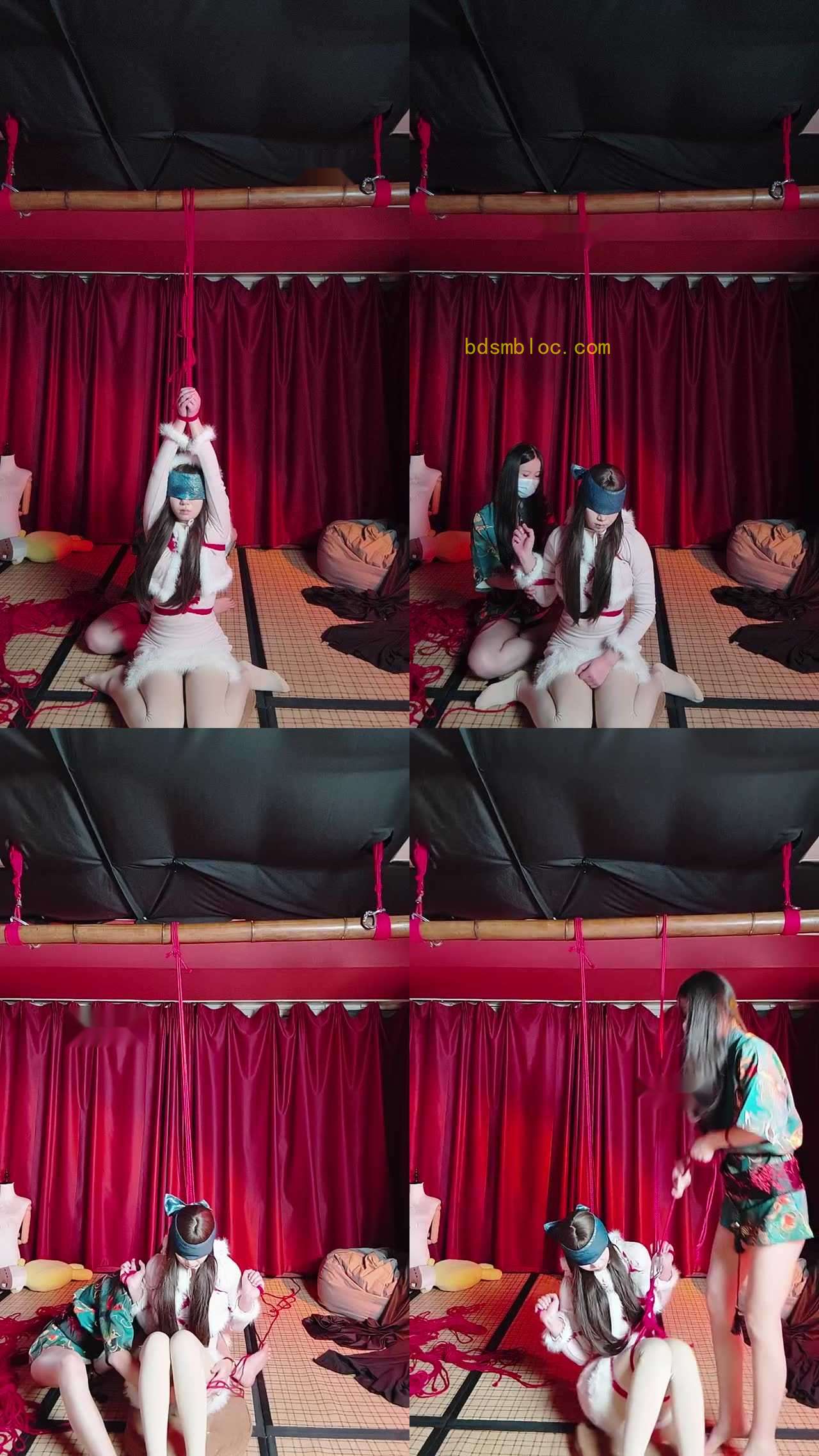 【摆渡绳室冥主】绳艺捆绑吊缚女m【分钟】