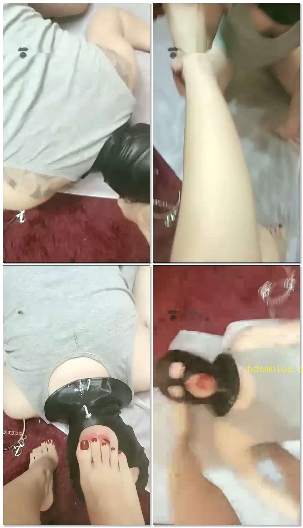 【天津玉主】裸足虐狗全面舔脚