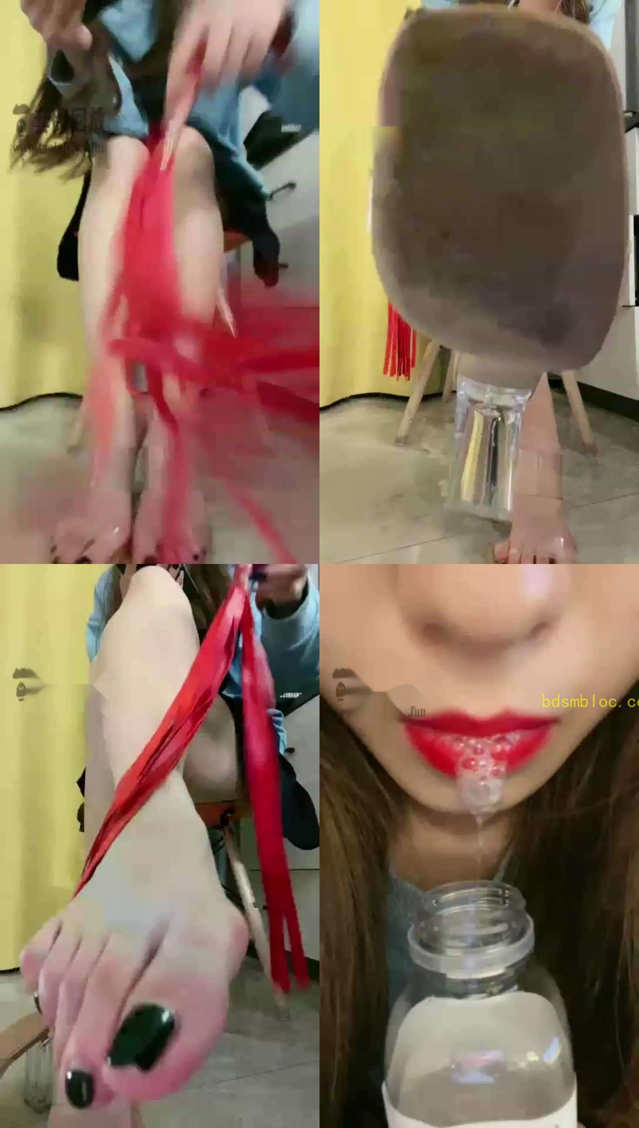 【优甜大大】第一视角红绿灯口水，榨精
