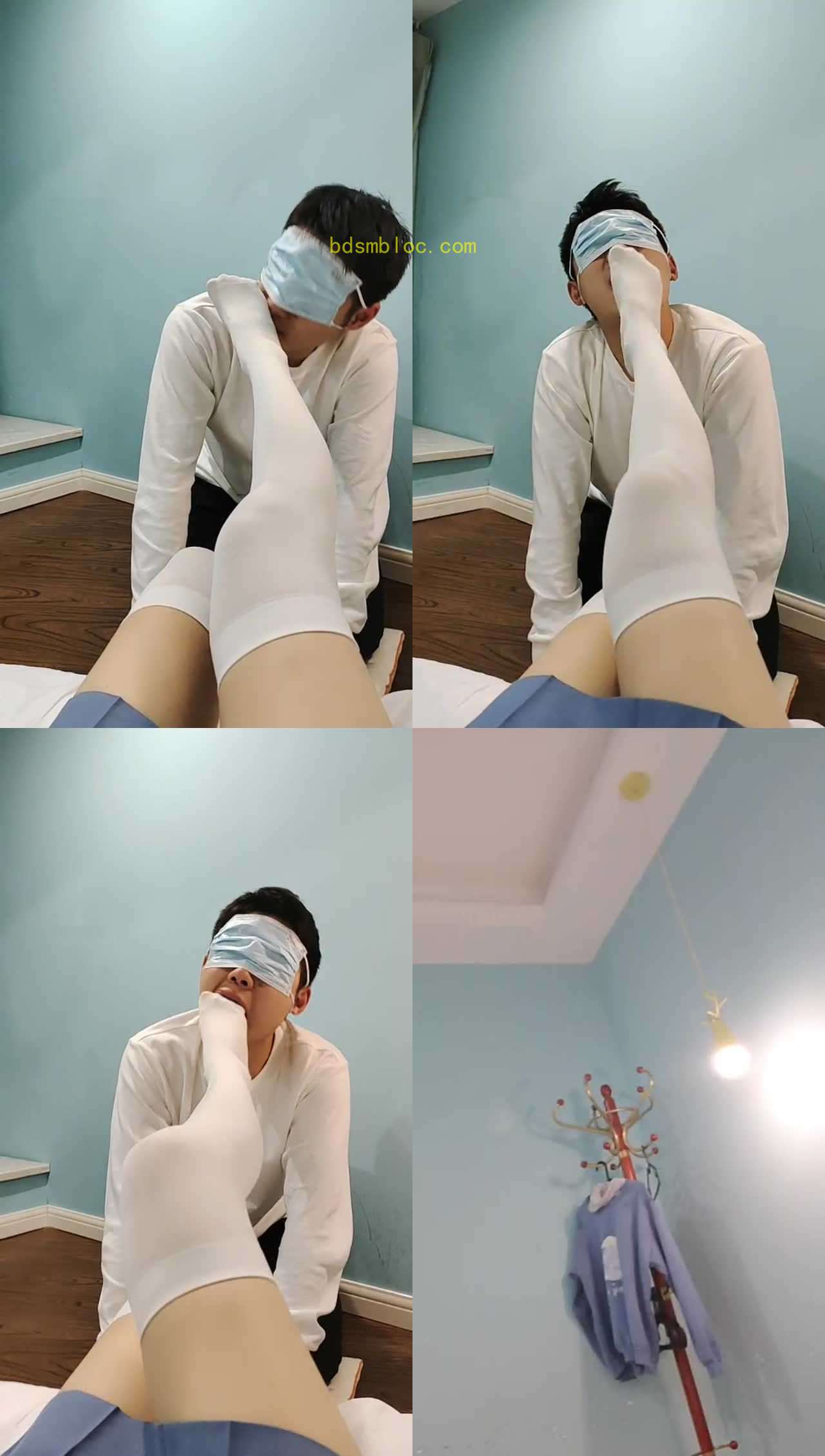 【可可女王】白丝恋足狂舔【完整版】