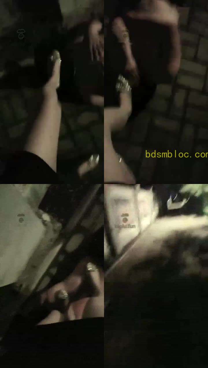 【皮鞭下的诱惑S】户外全体重踩踏