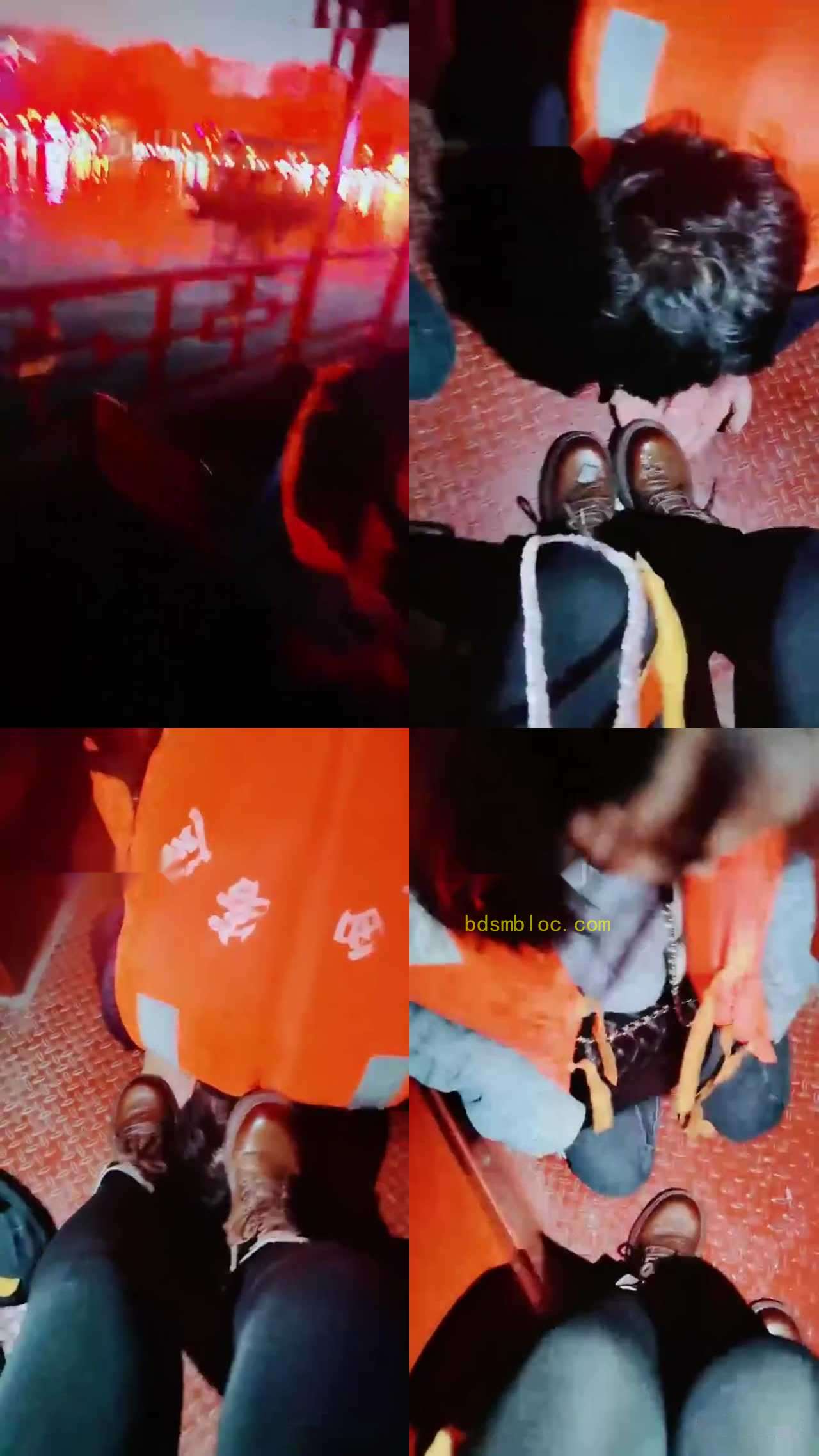 【梦幻大大】游船上虐母狗和船夫