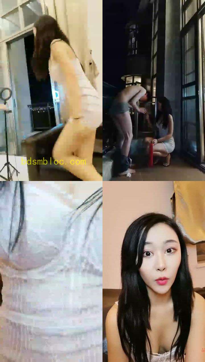 【夏芙】在邻居的注视下接受露出调教