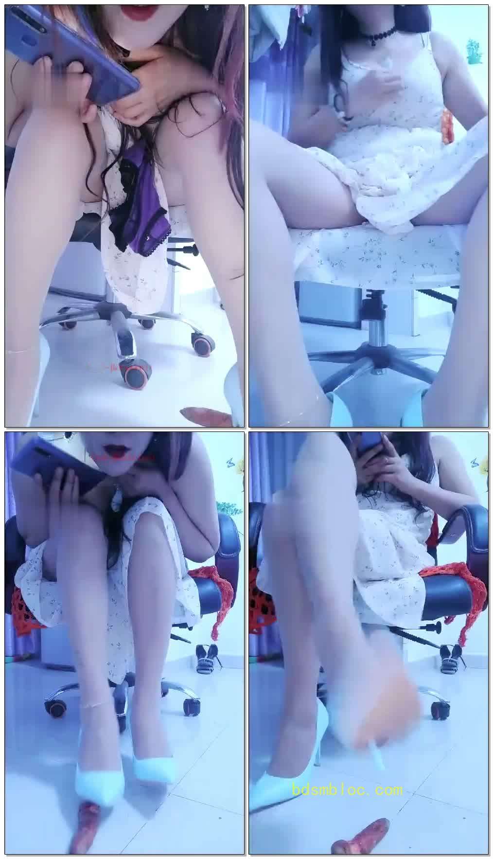 【艾丽莎女神】第一视角口水语言羞辱踩踏