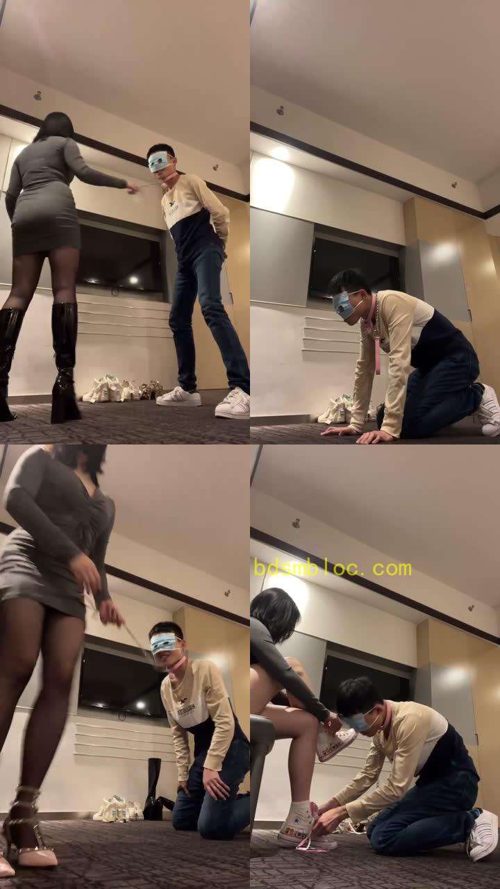 【强抚】御姐换多双鞋提档奶狗