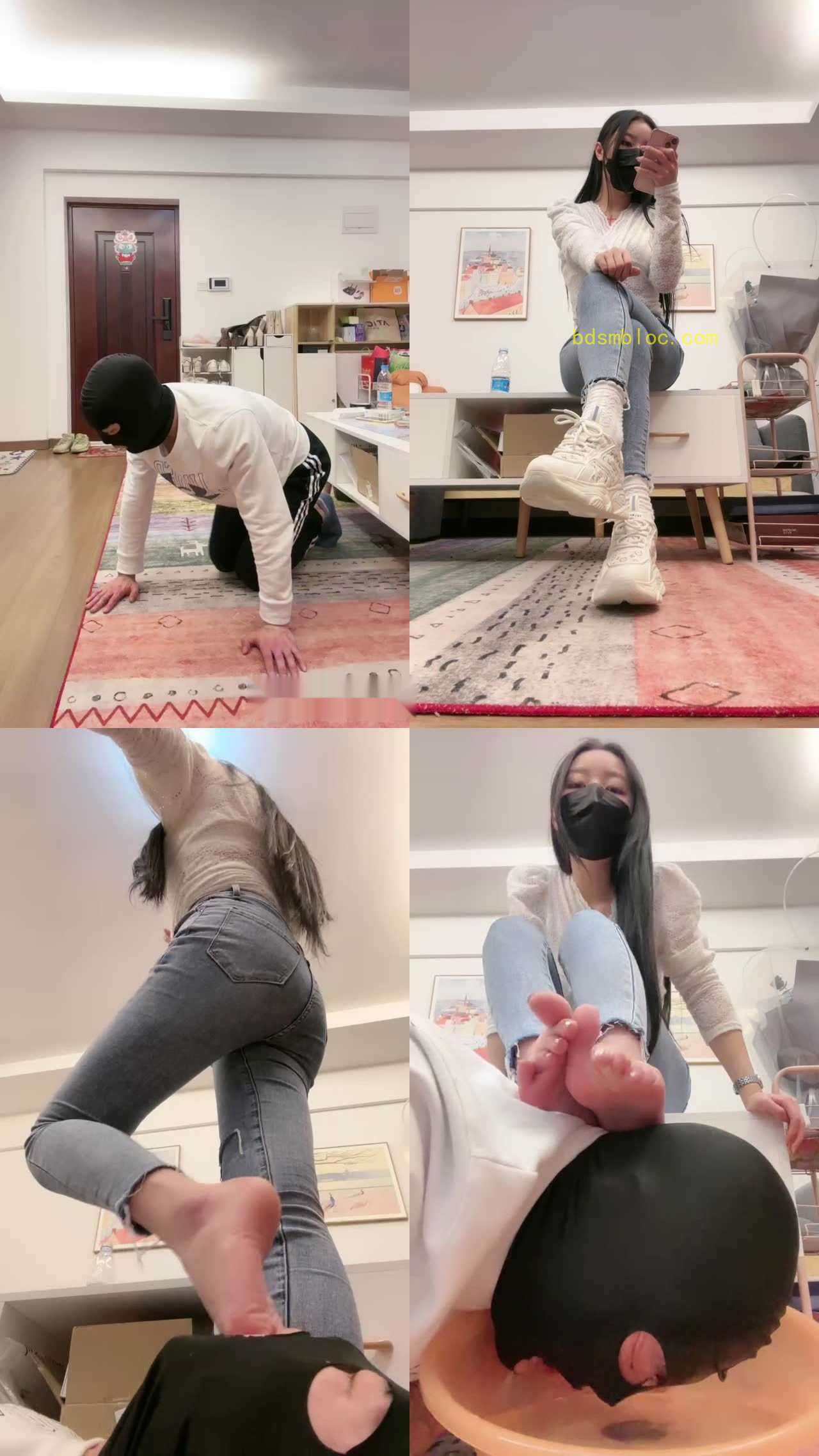 【奈奈生】艺校女神骑马/小白鞋白袜踩/喝圣水