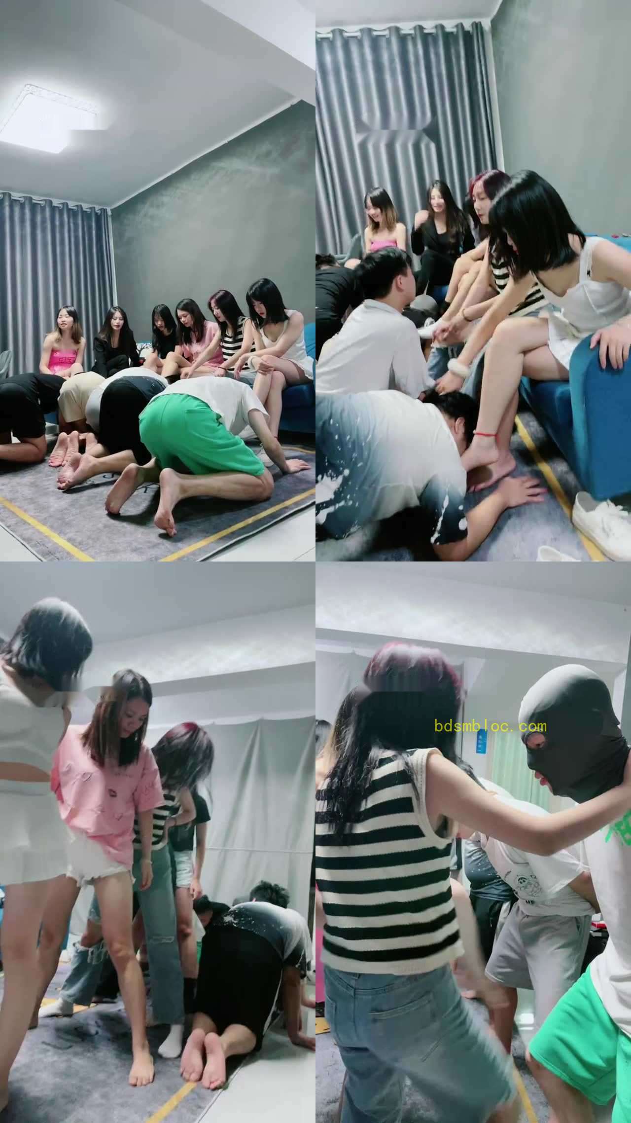 【婷婷】超精彩-大学宿舍群调贱狗奴