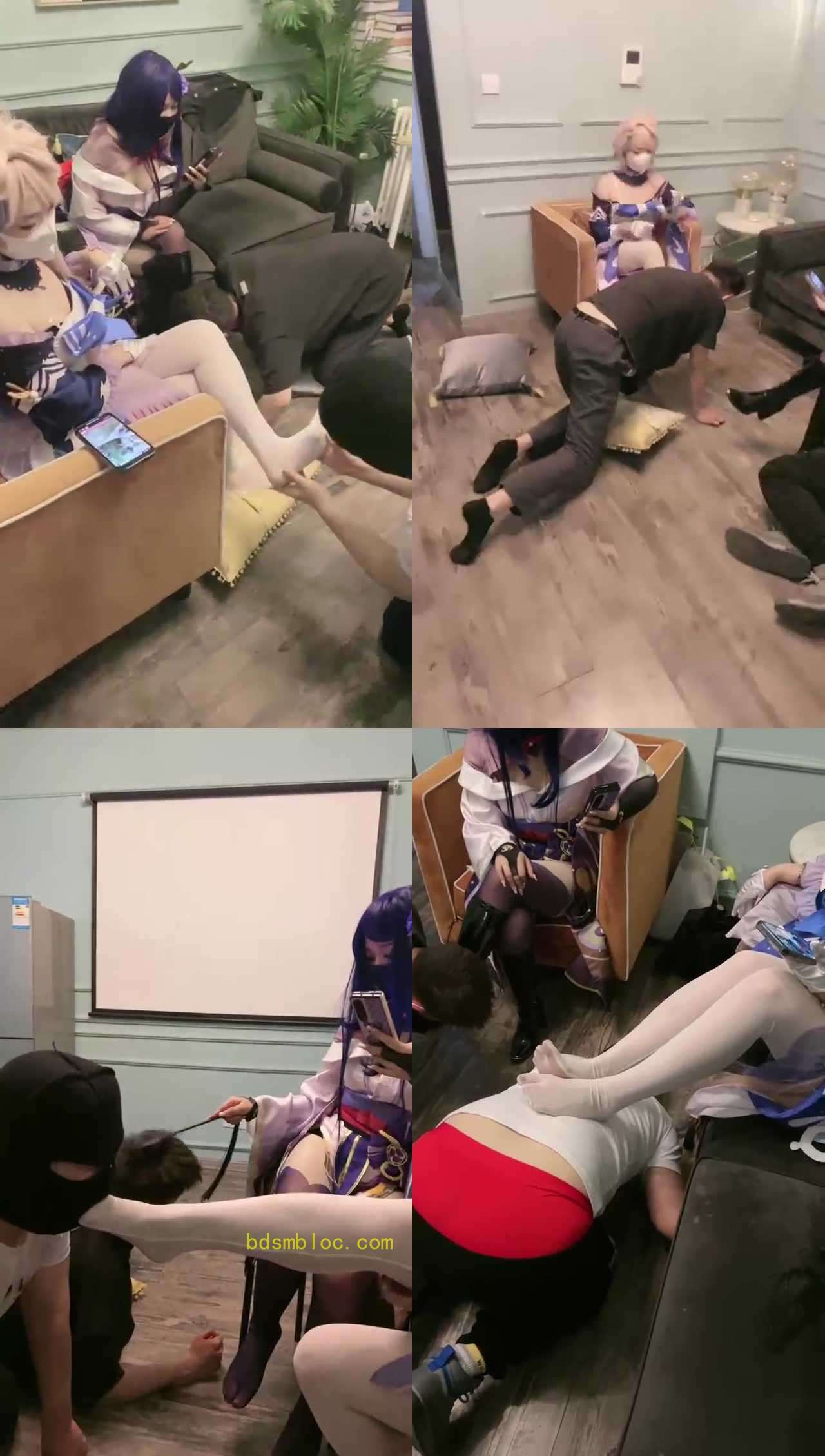 【楼遥】双S-cos女神-骑马骑脖子-闻丝袜脚【双视角版】