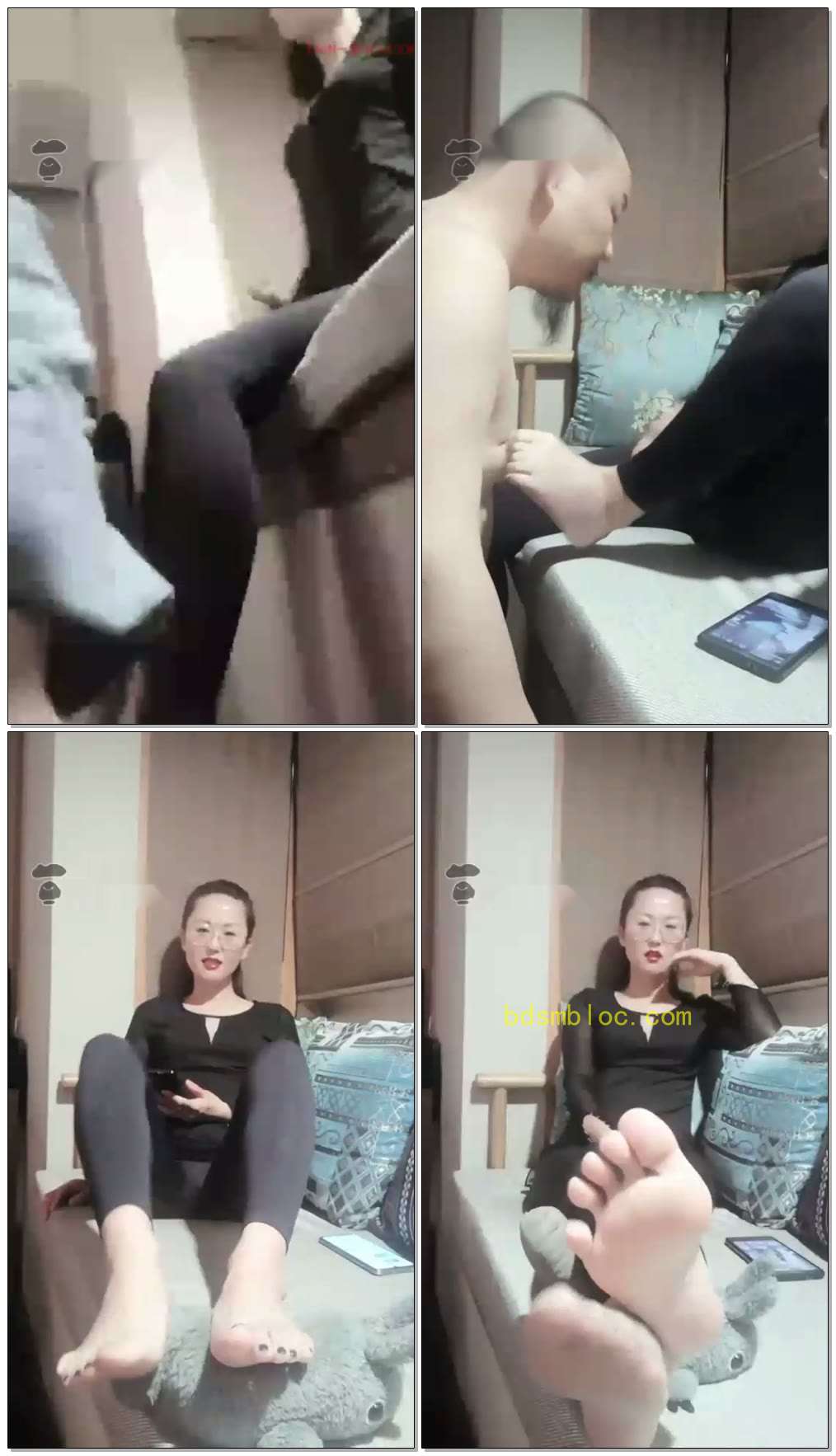 【女王菲主】脚喂食+虐乳红绿灯