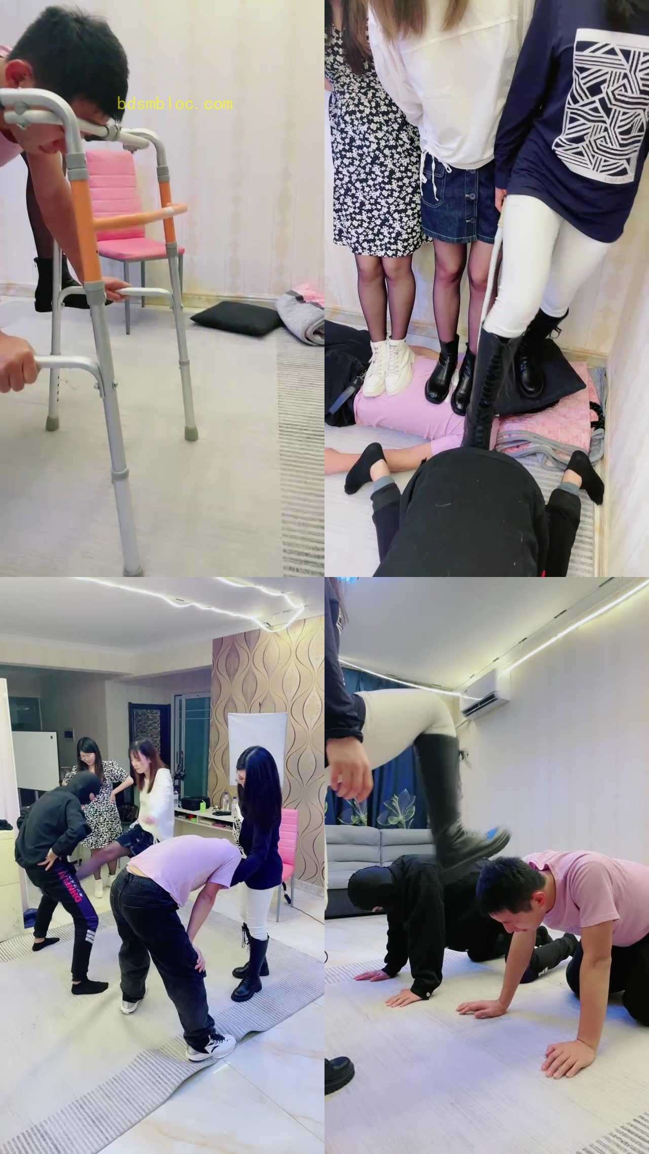 【冷凝大大】多S暴力群调踢踹