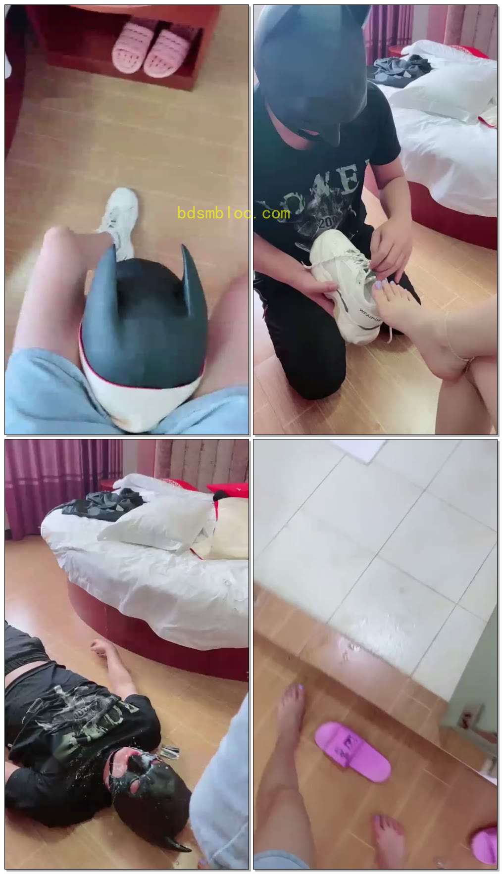 【玖玖呀】清理运动鞋骑马踩踏喂食